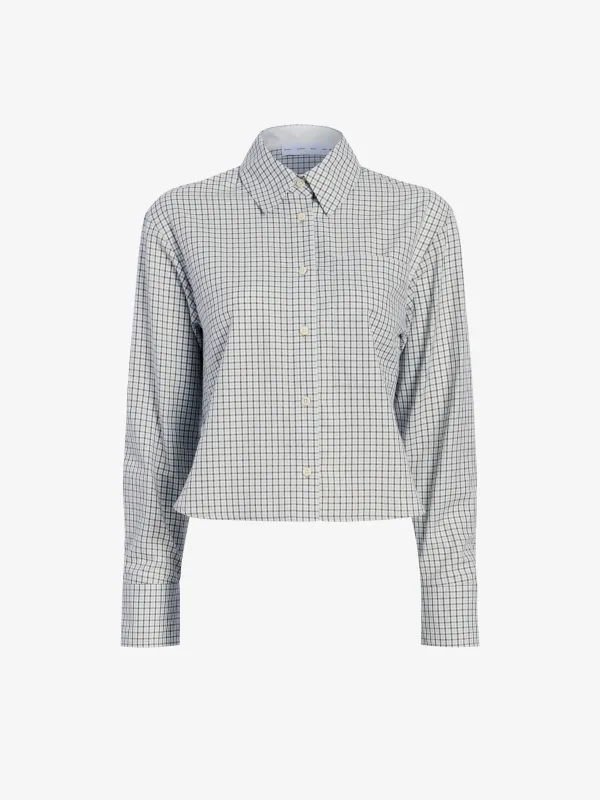 Olive Shirt in Check Shirting sold by Proenza Schouler