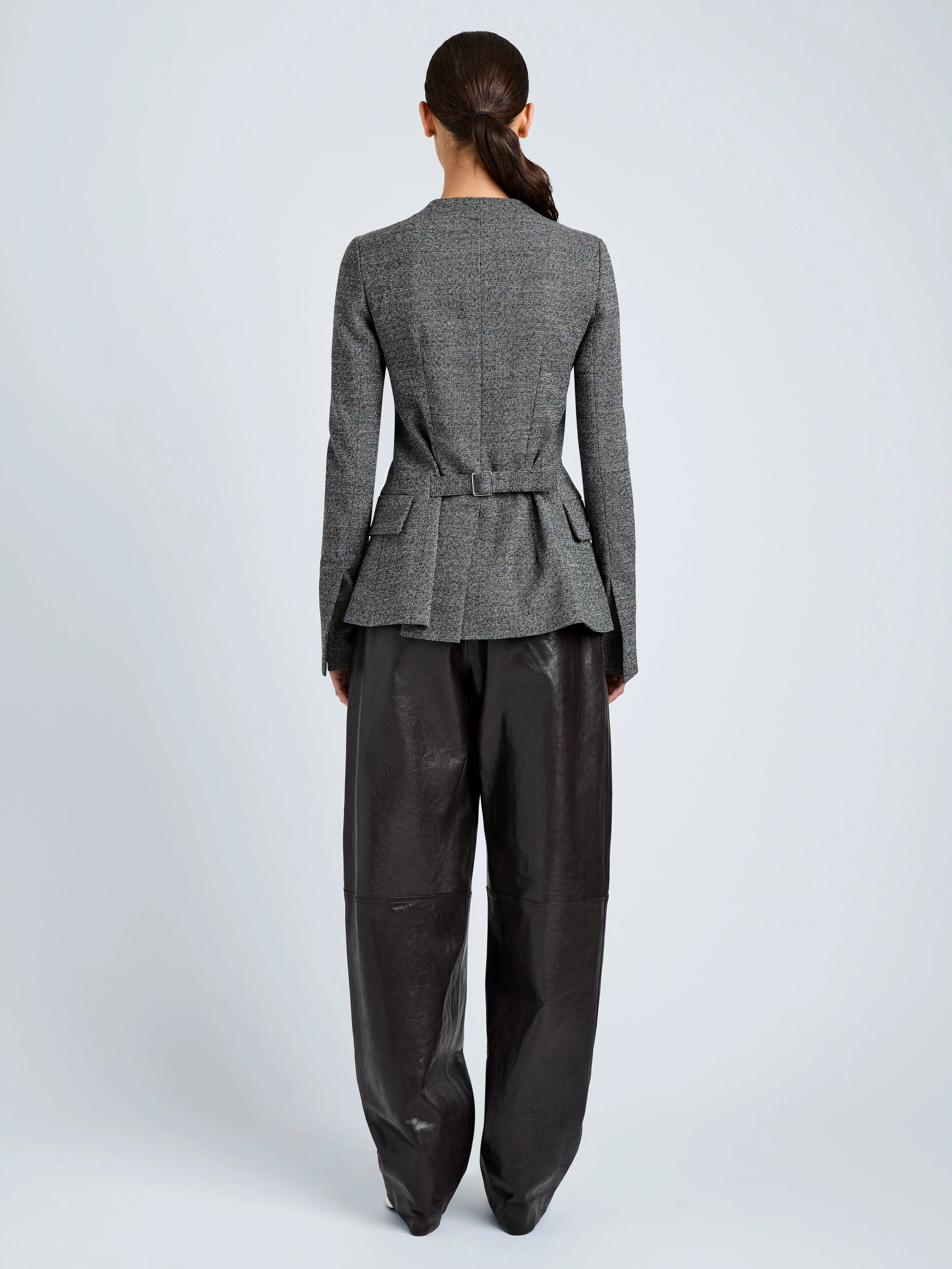 Annemarie Jacket in Melange Suiting sold by Proenza Schouler product image thumbnail 5