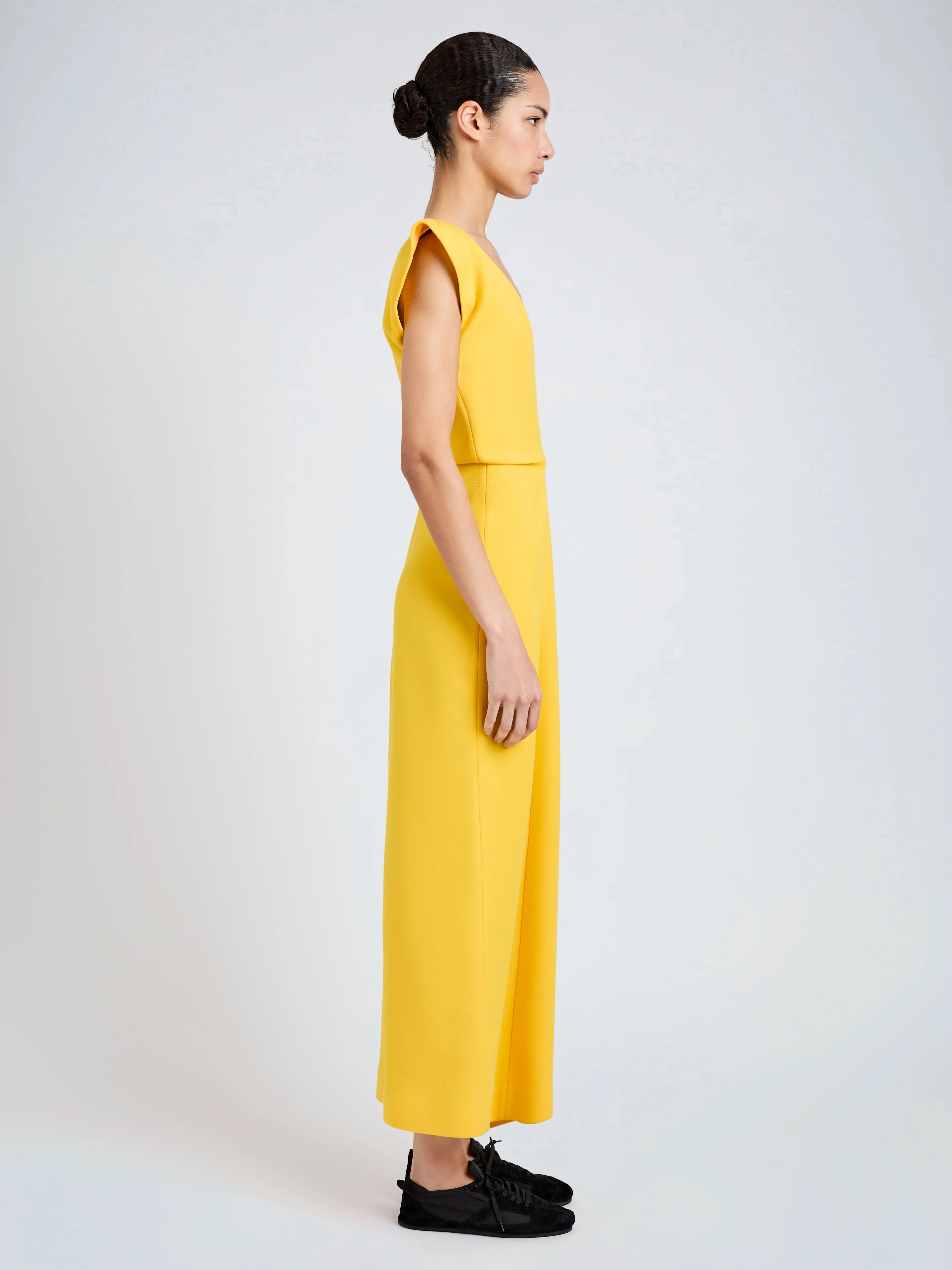 Mariam Dress in Wool Scuba sold by Proenza Schouler product image thumbnail 3