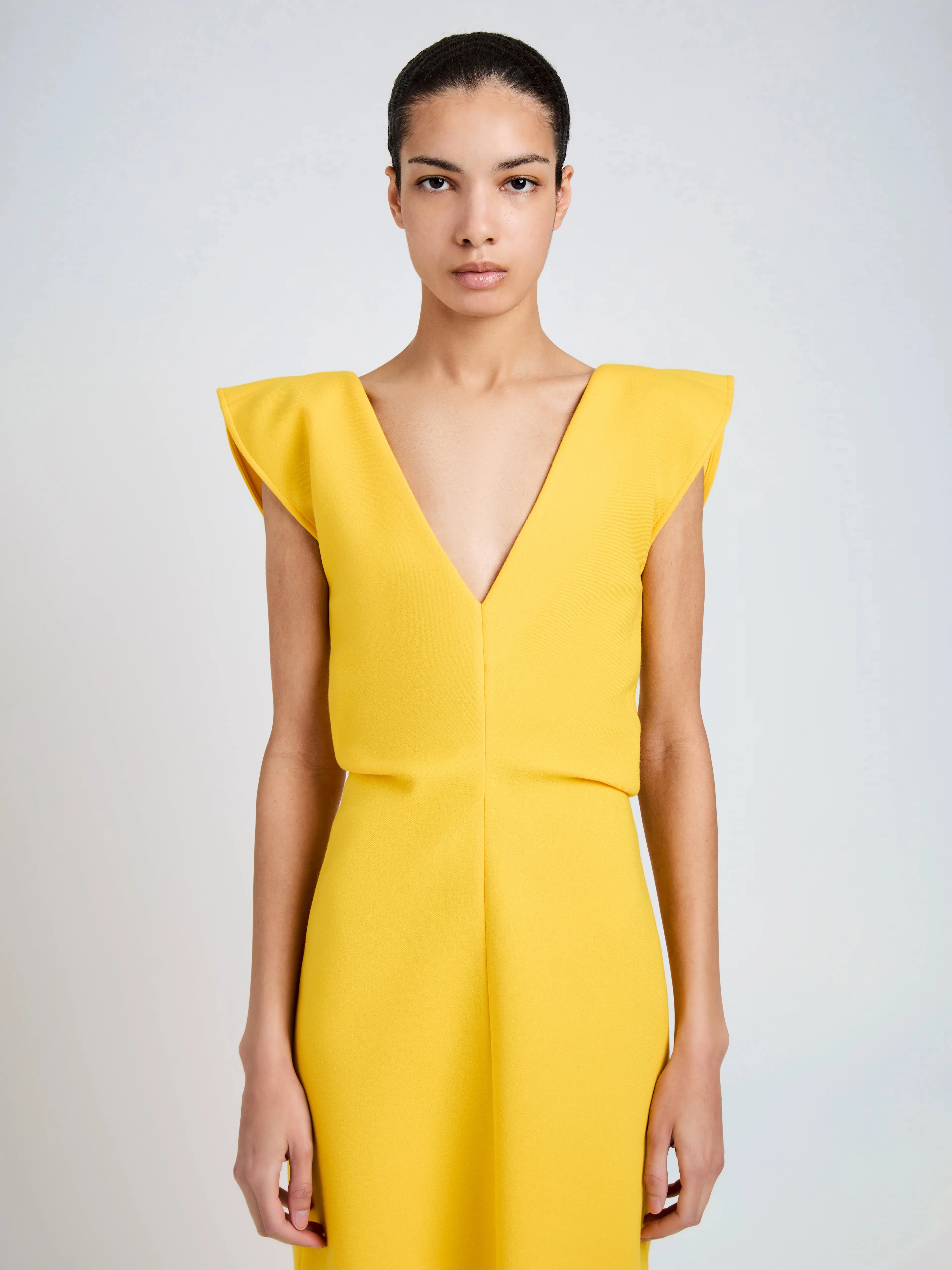 Mariam Dress in Wool Scuba sold by Proenza Schouler product image thumbnail 5