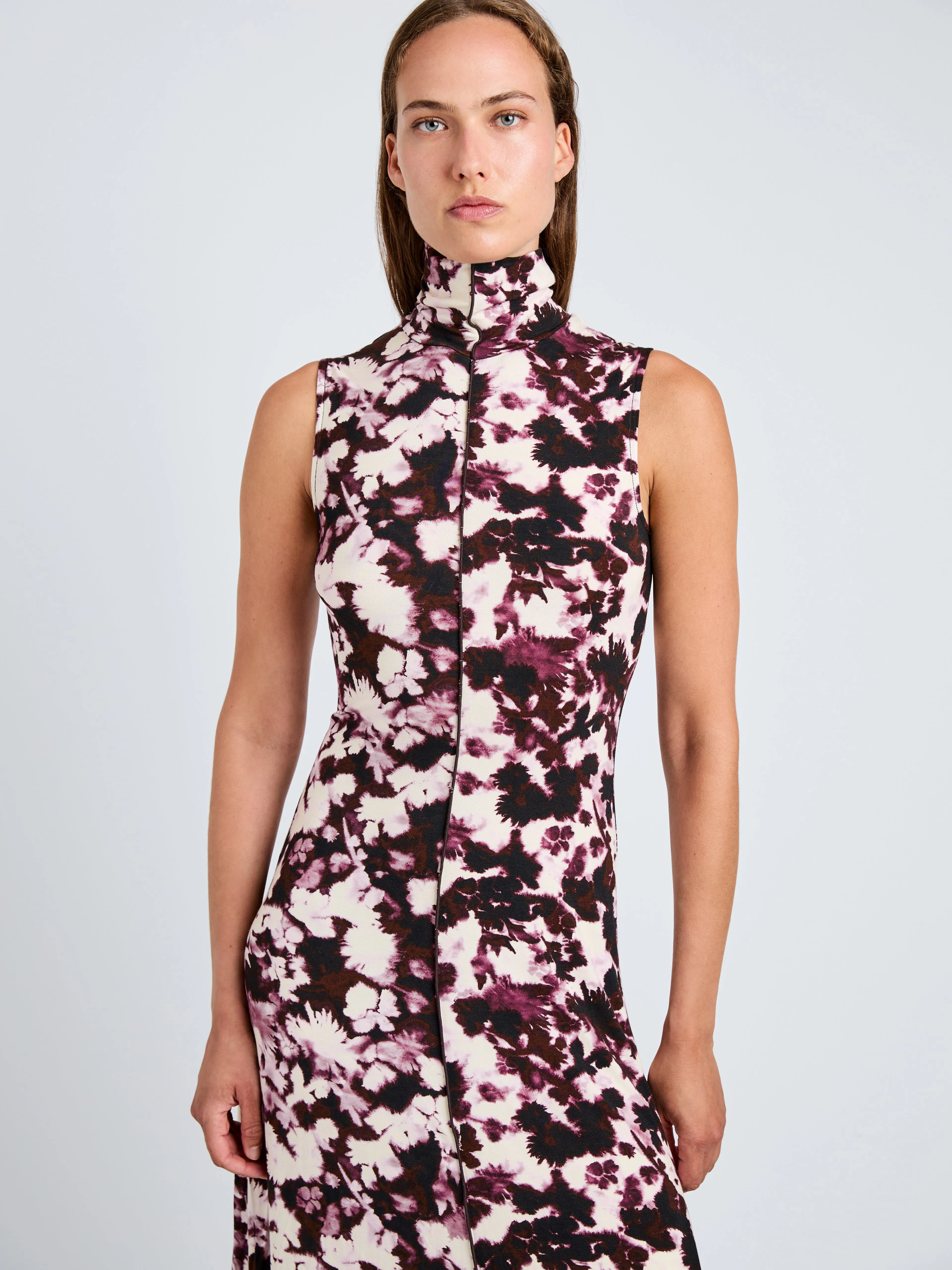 Valentina Dress in Printed Soft Jersey sold by Proenza Schouler product image thumbnail 5