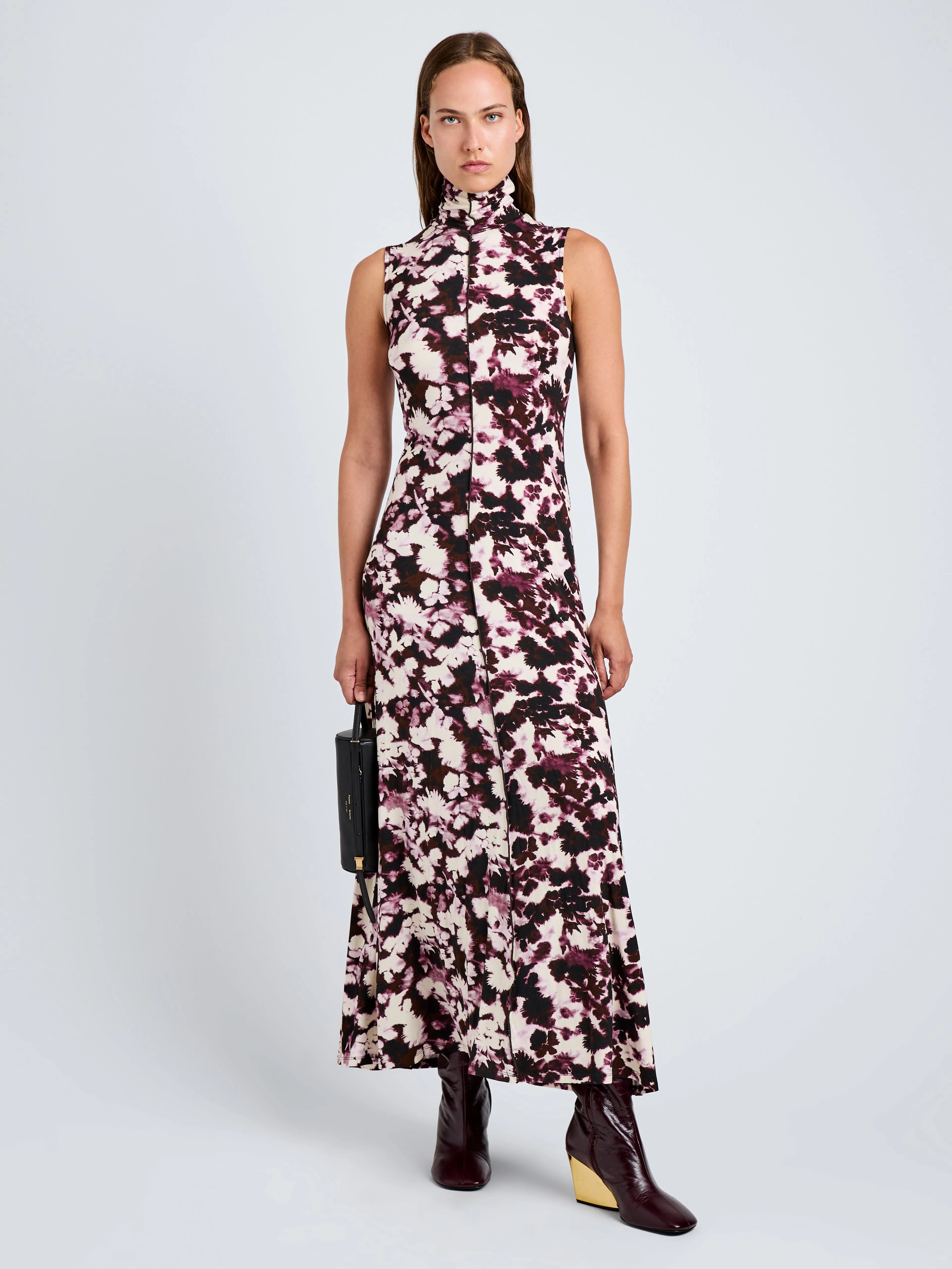 Valentina Dress in Printed Soft Jersey sold by Proenza Schouler product image thumbnail 2