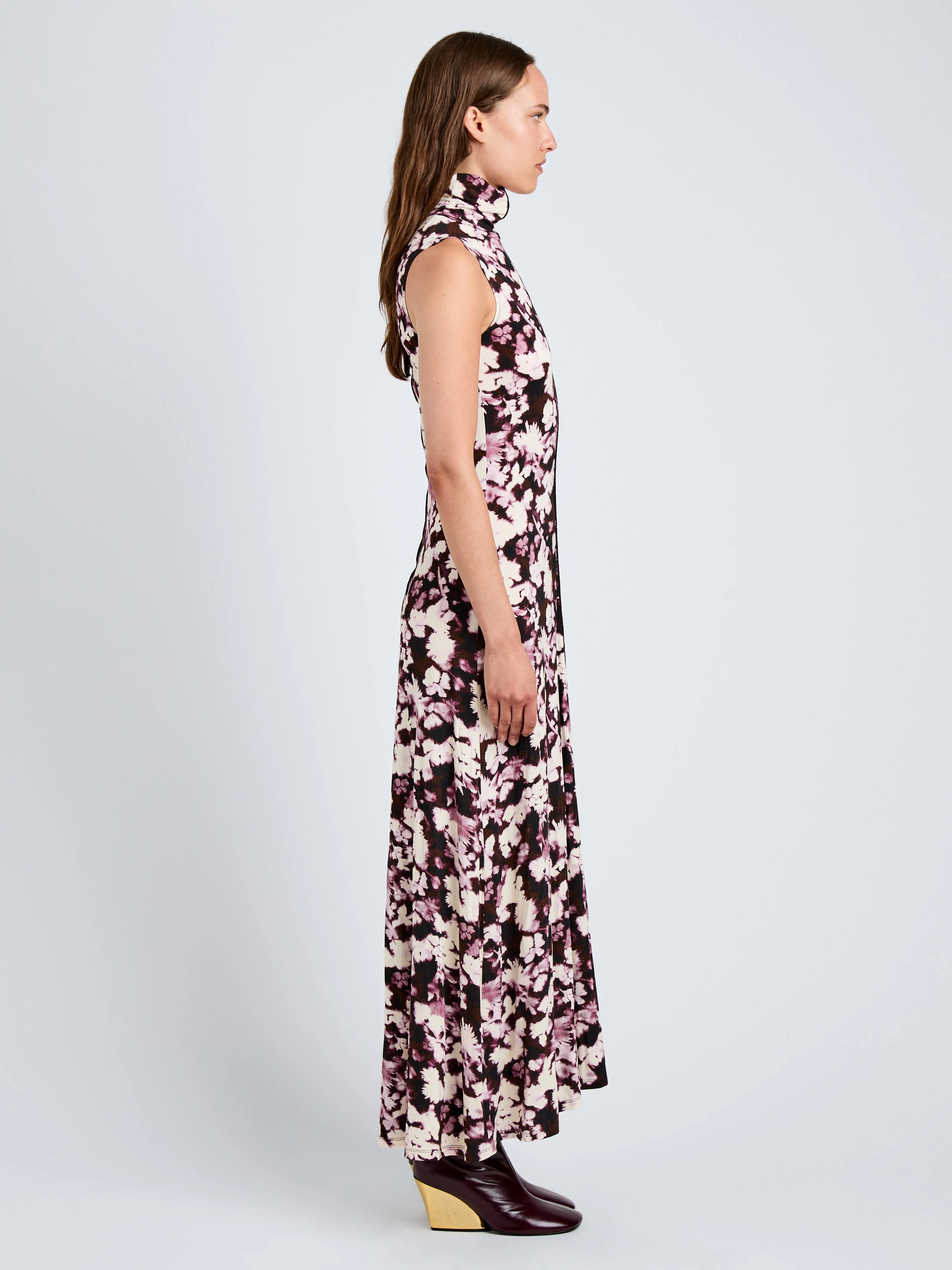 Valentina Dress in Printed Soft Jersey sold by Proenza Schouler product image thumbnail 3