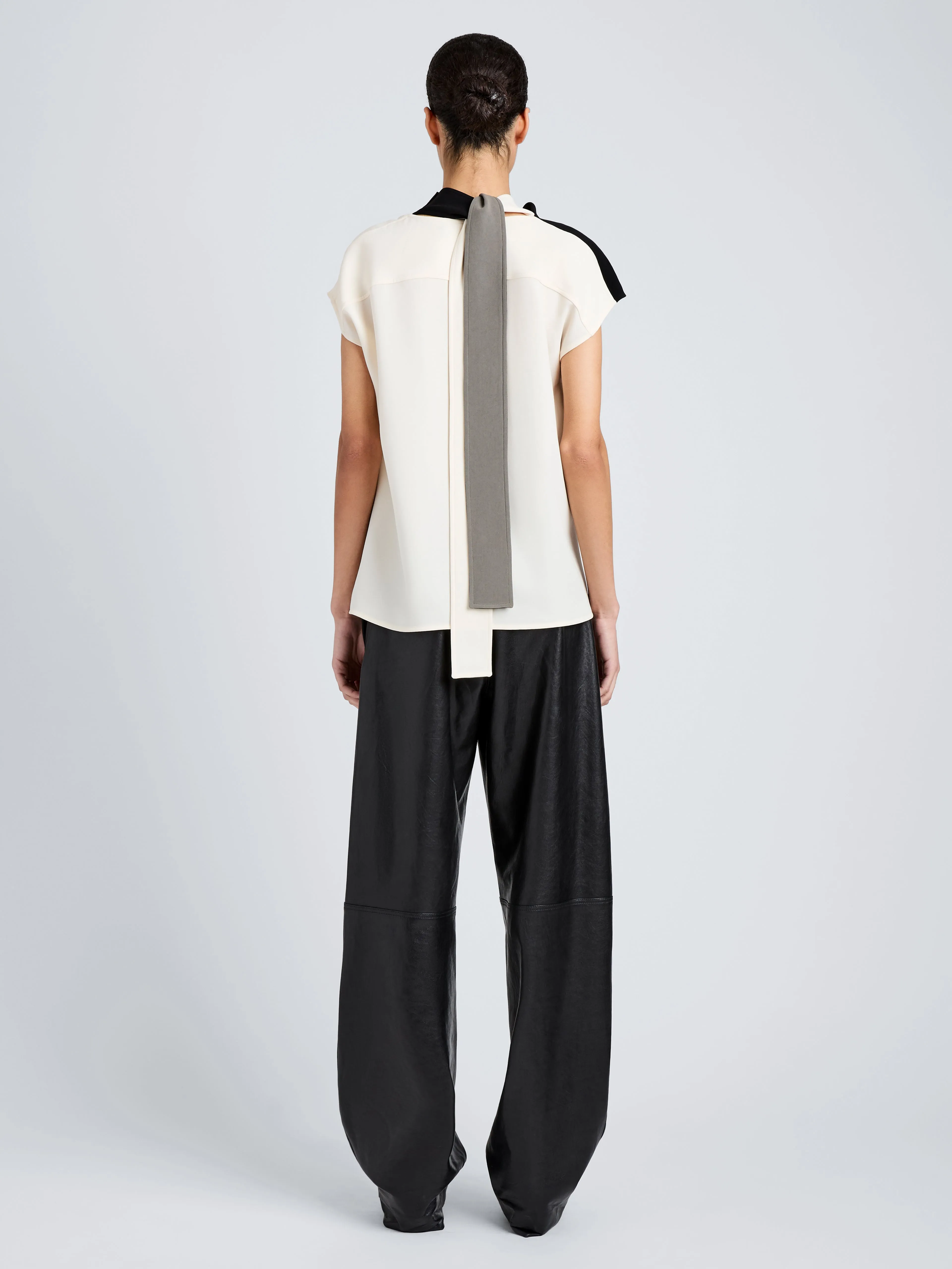 Elsa Top in Matte Double Crepe sold by Proenza Schouler product image thumbnail 5
