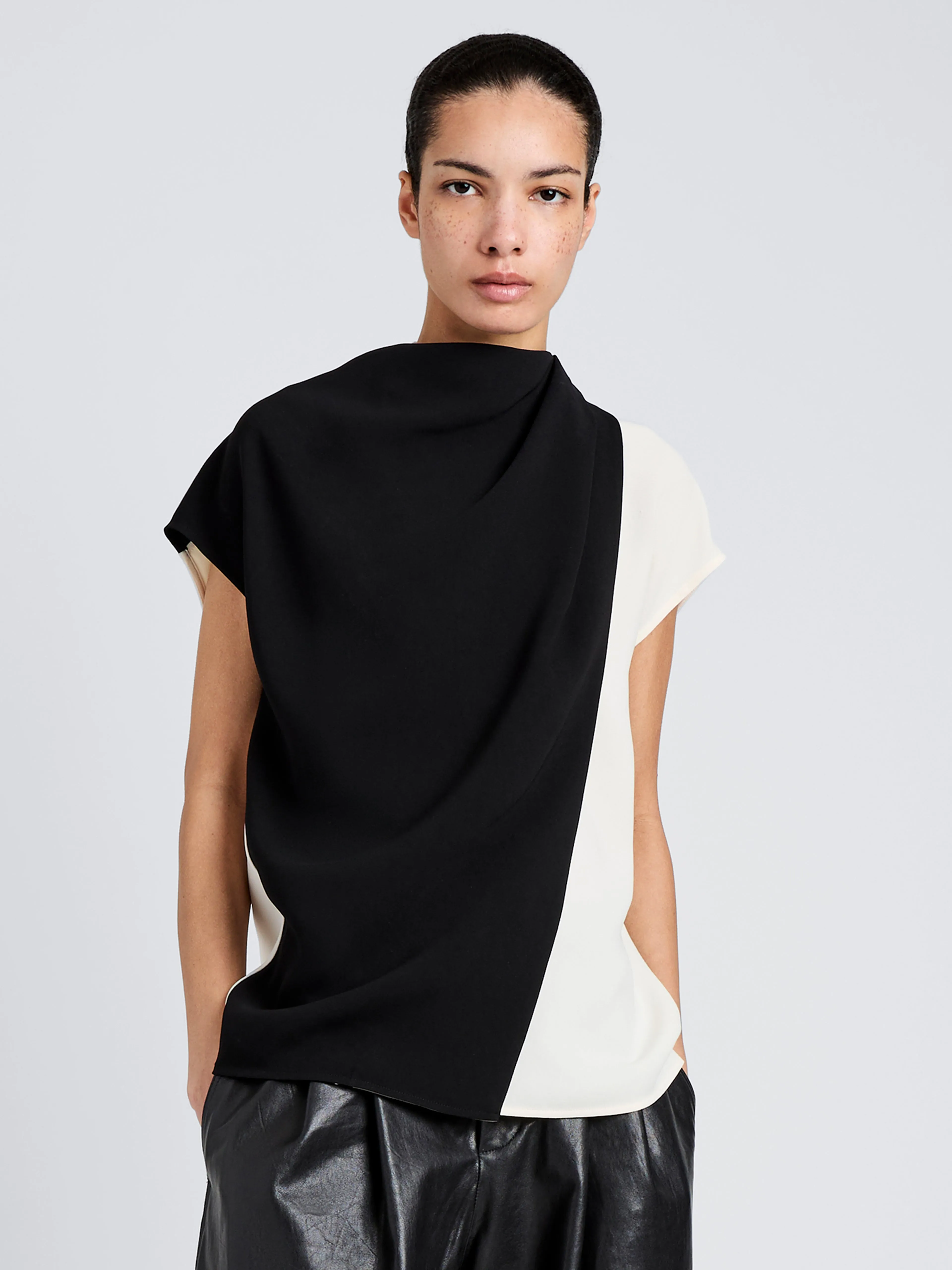 Elsa Top in Matte Double Crepe sold by Proenza Schouler product image thumbnail 2