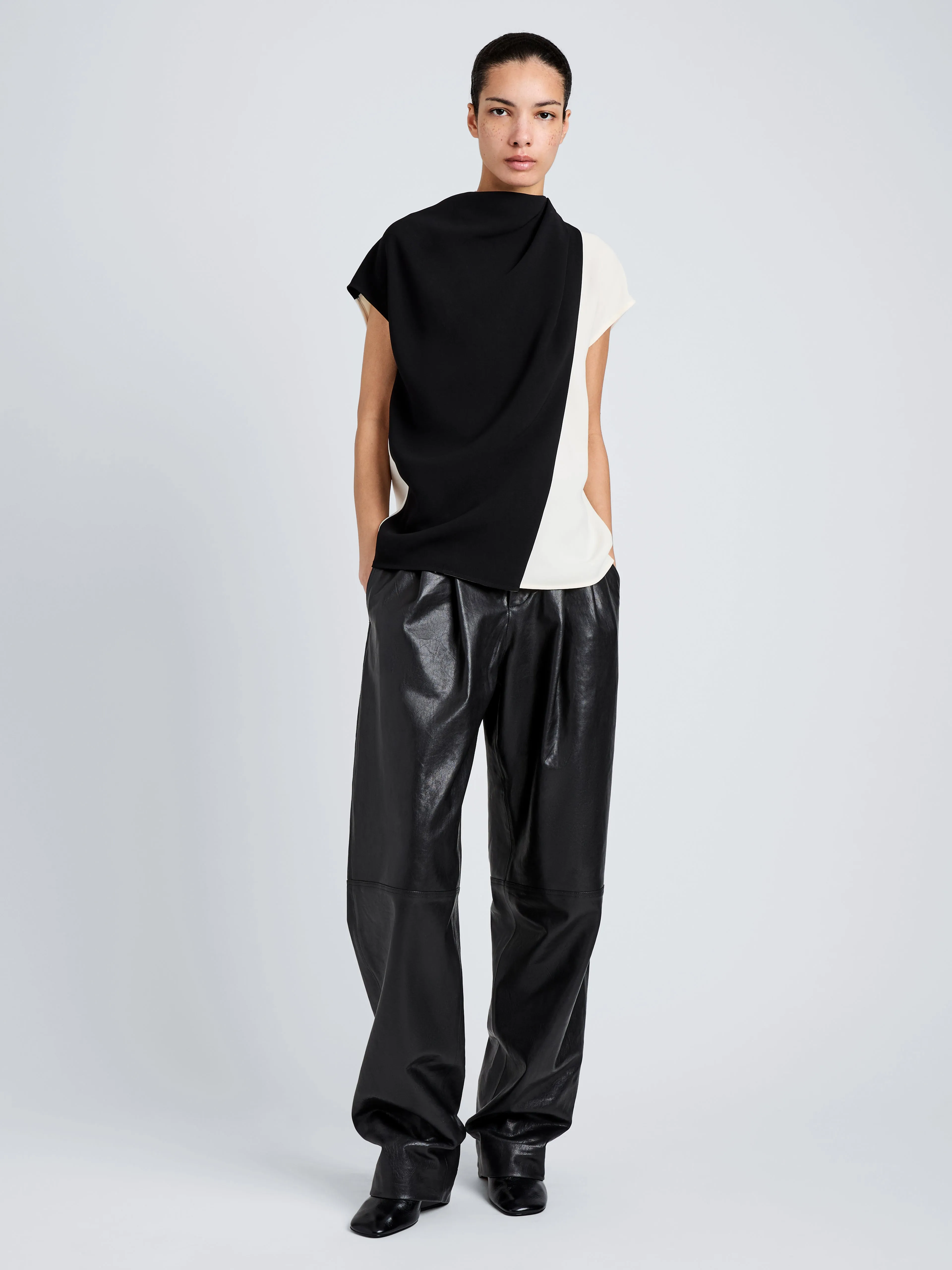 Elsa Top in Matte Double Crepe sold by Proenza Schouler product image thumbnail 3
