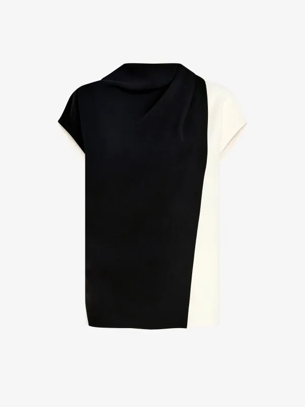 Elsa Top in Matte Double Crepe sold by Proenza Schouler