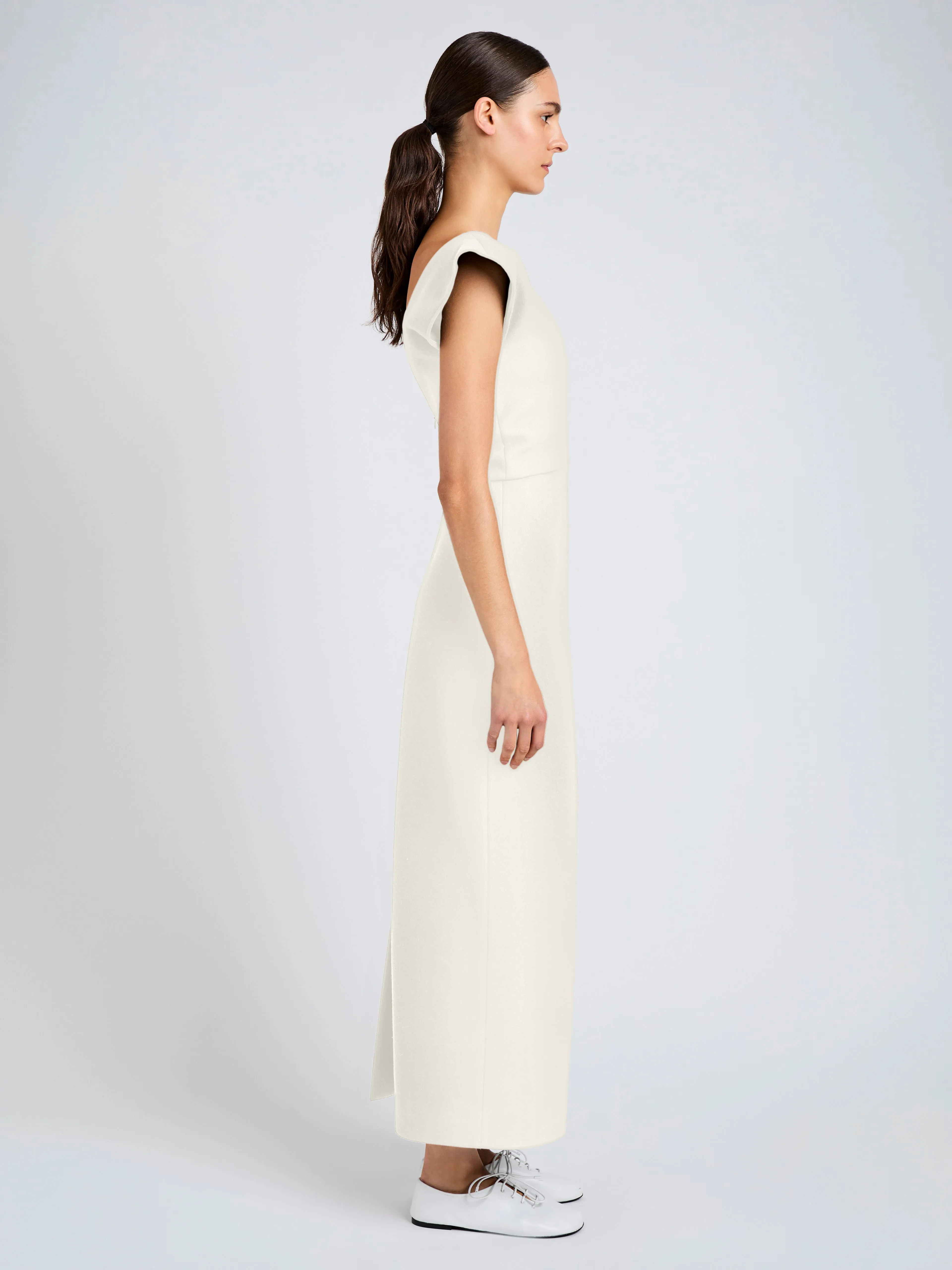 Mariam Dress in Wool Scuba sold by Proenza Schouler product image thumbnail 3
