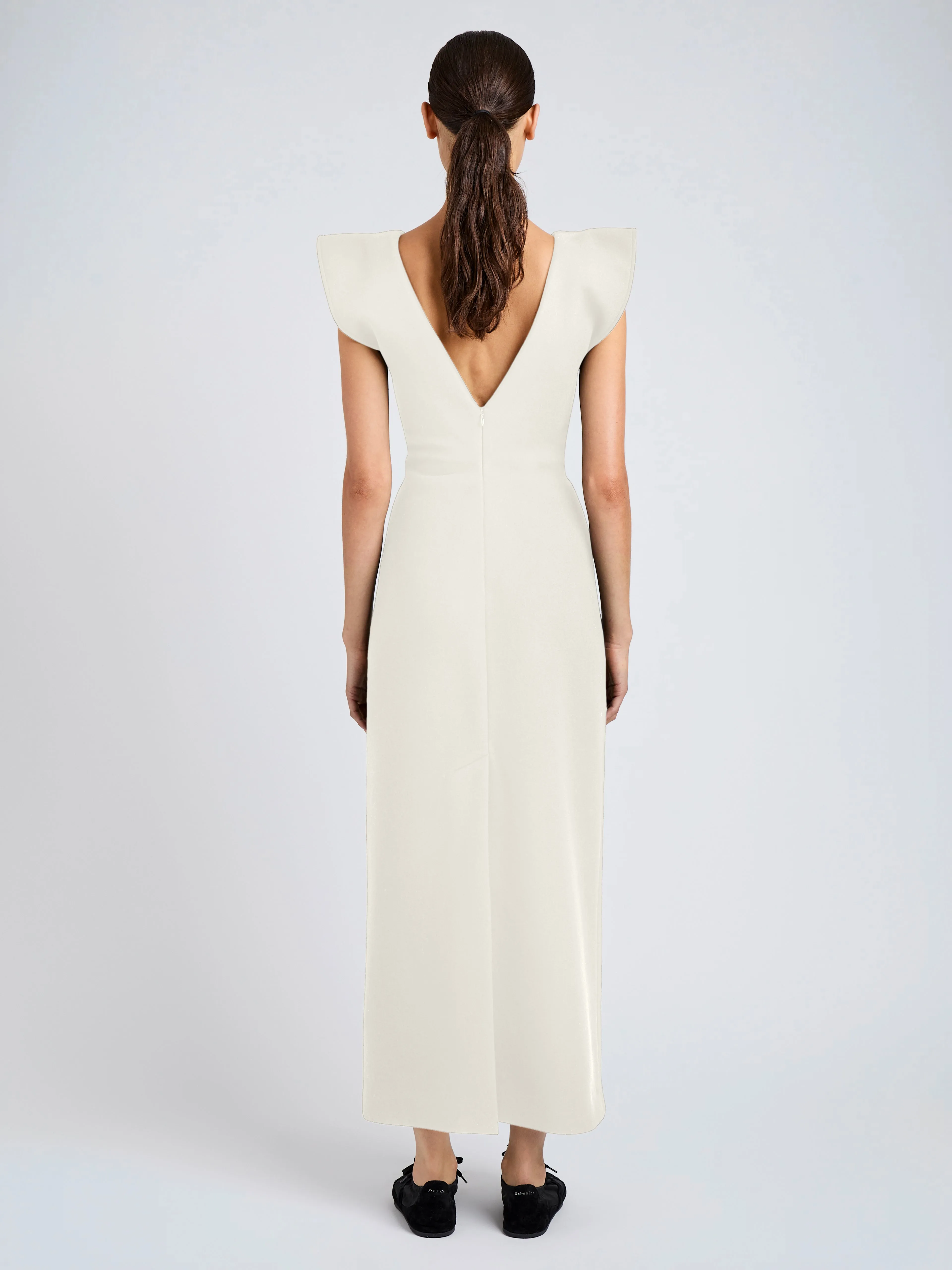 Mariam Dress in Wool Scuba sold by Proenza Schouler product image thumbnail 4