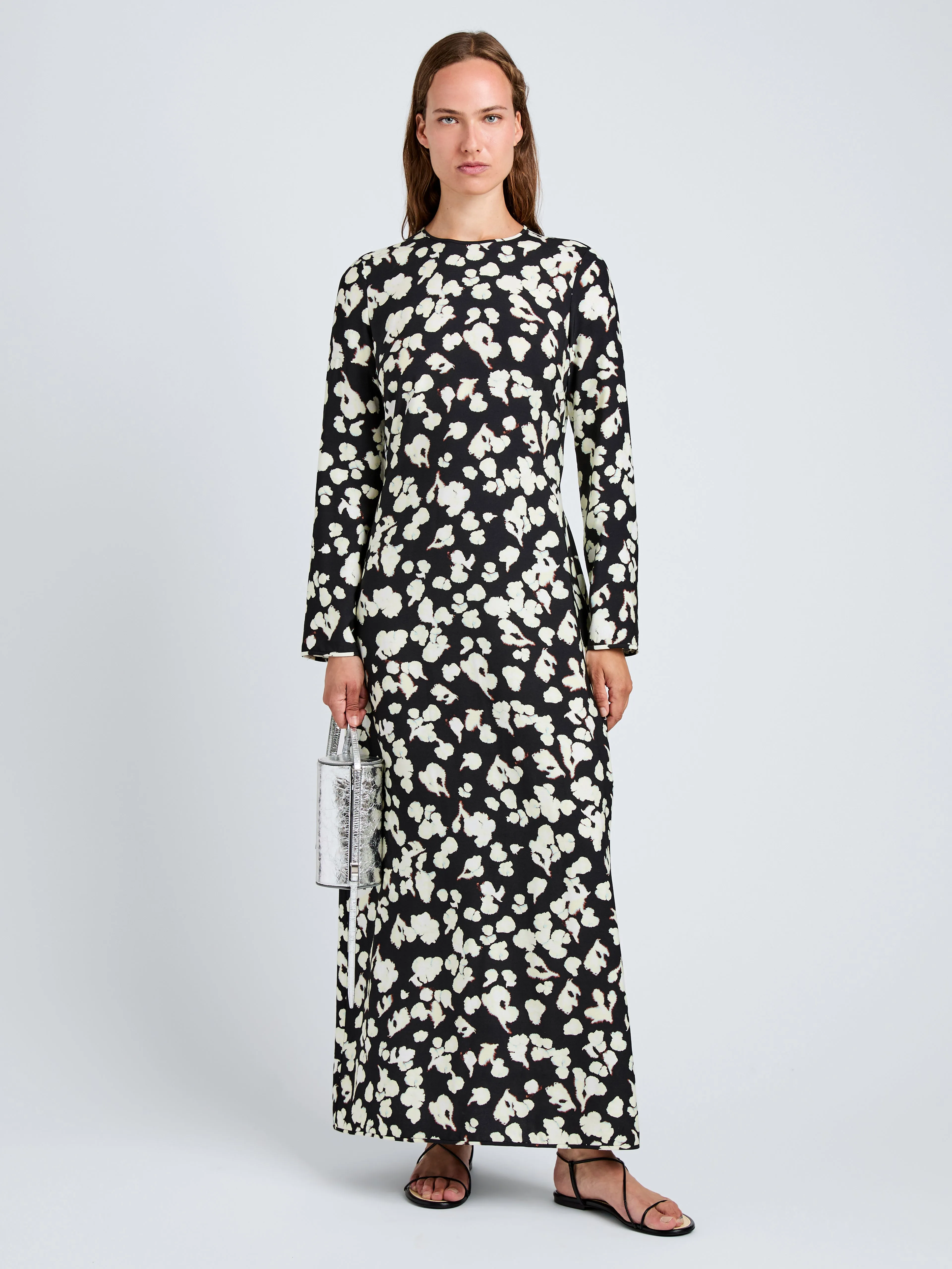 Waverly Dress in Printed Soft Twill sold by Proenza Schouler product image thumbnail 2