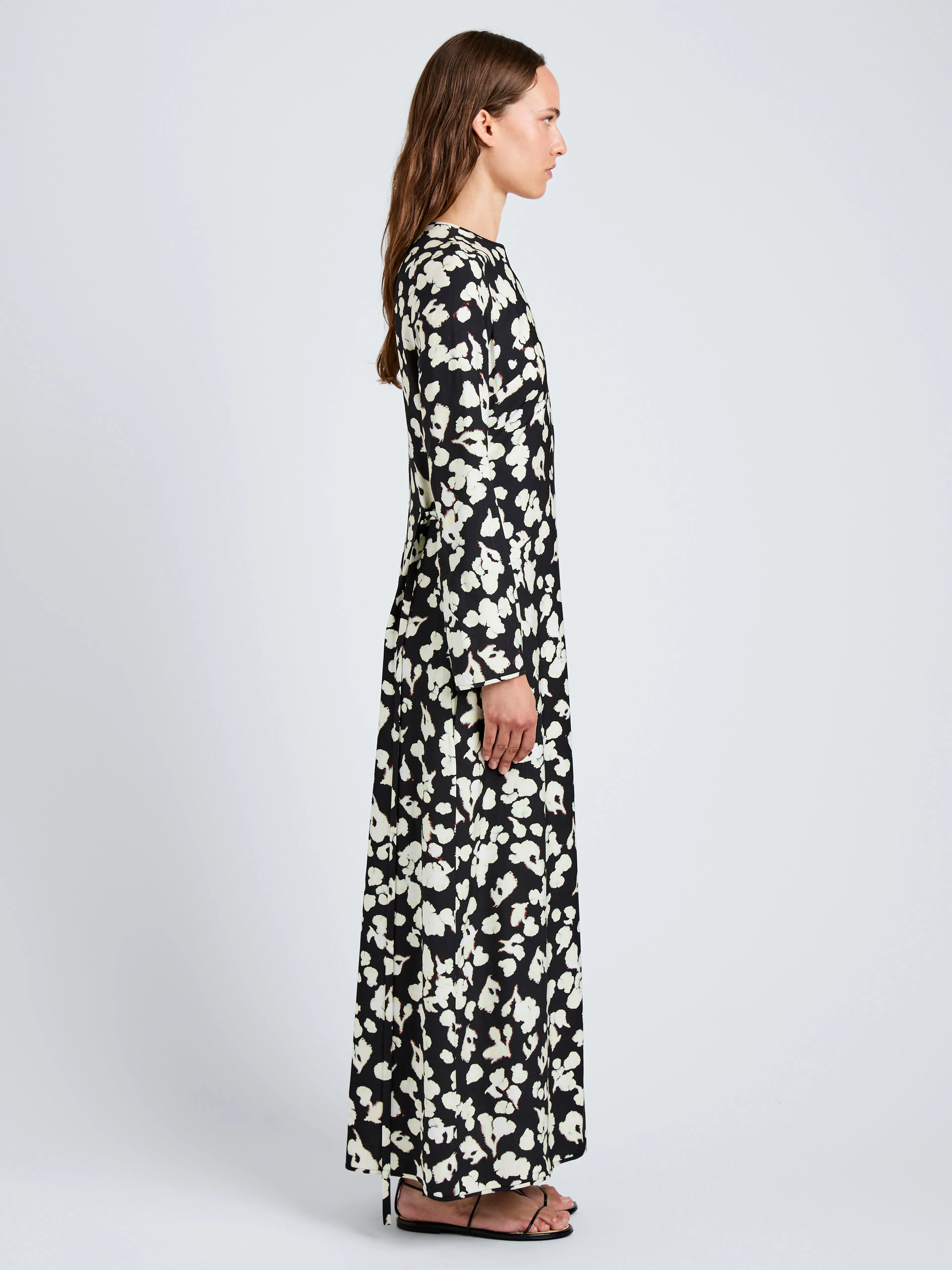 Waverly Dress in Printed Soft Twill sold by Proenza Schouler product image thumbnail 3
