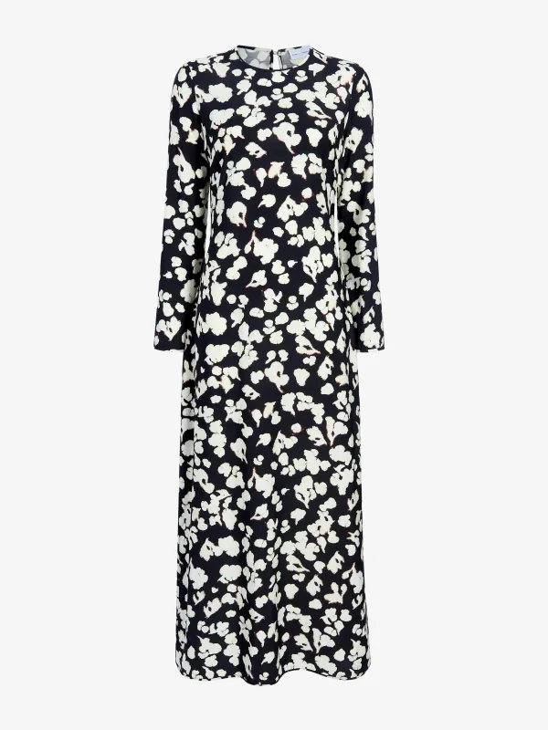 Waverly Dress in Printed Soft Twill made by Proenza Schouler