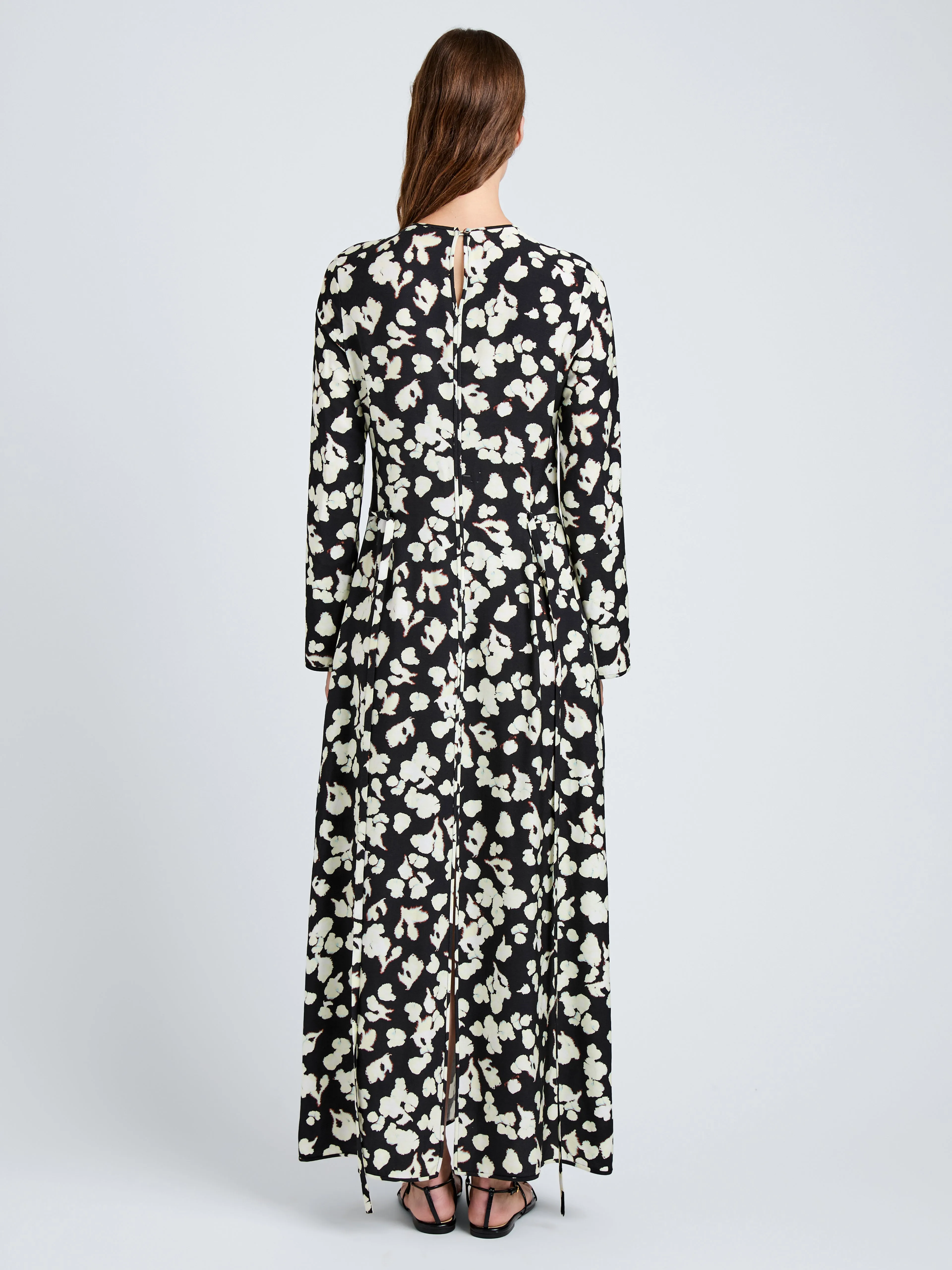 Waverly Dress in Printed Soft Twill sold by Proenza Schouler product image thumbnail 4