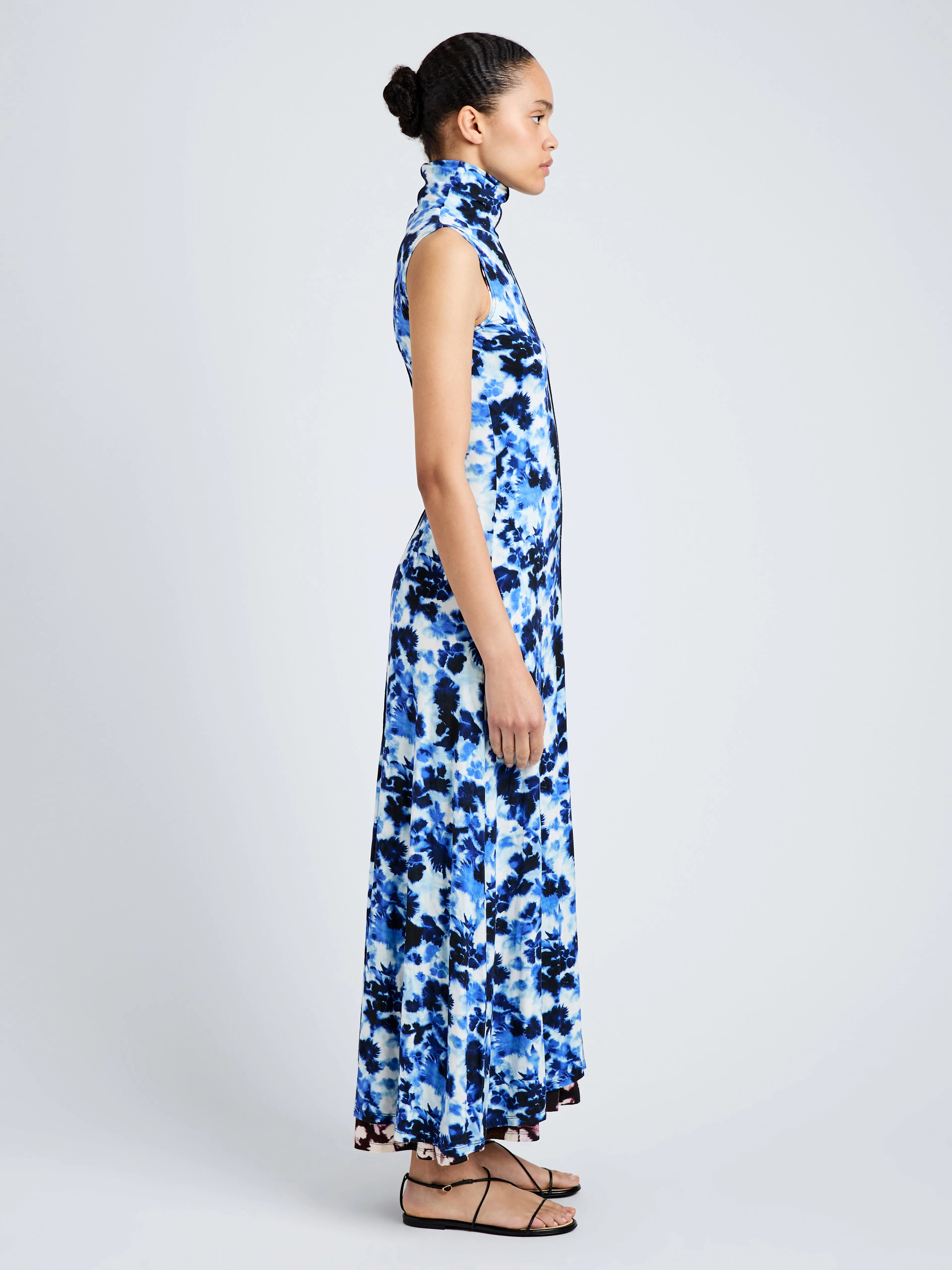 Valentina Dress in Printed Soft Jersey sold by Proenza Schouler product image thumbnail 3