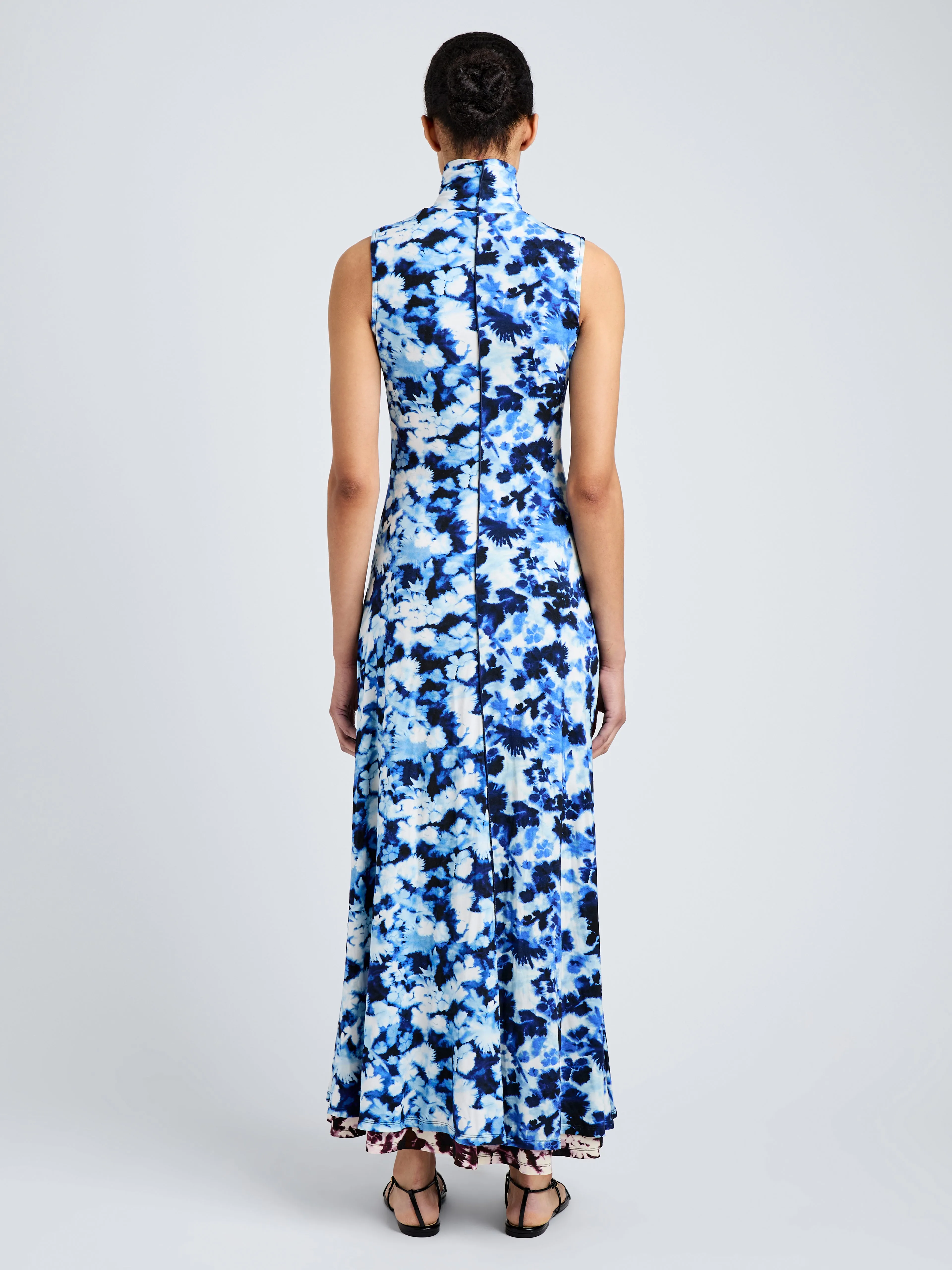 Valentina Dress in Printed Soft Jersey sold by Proenza Schouler product image thumbnail 4
