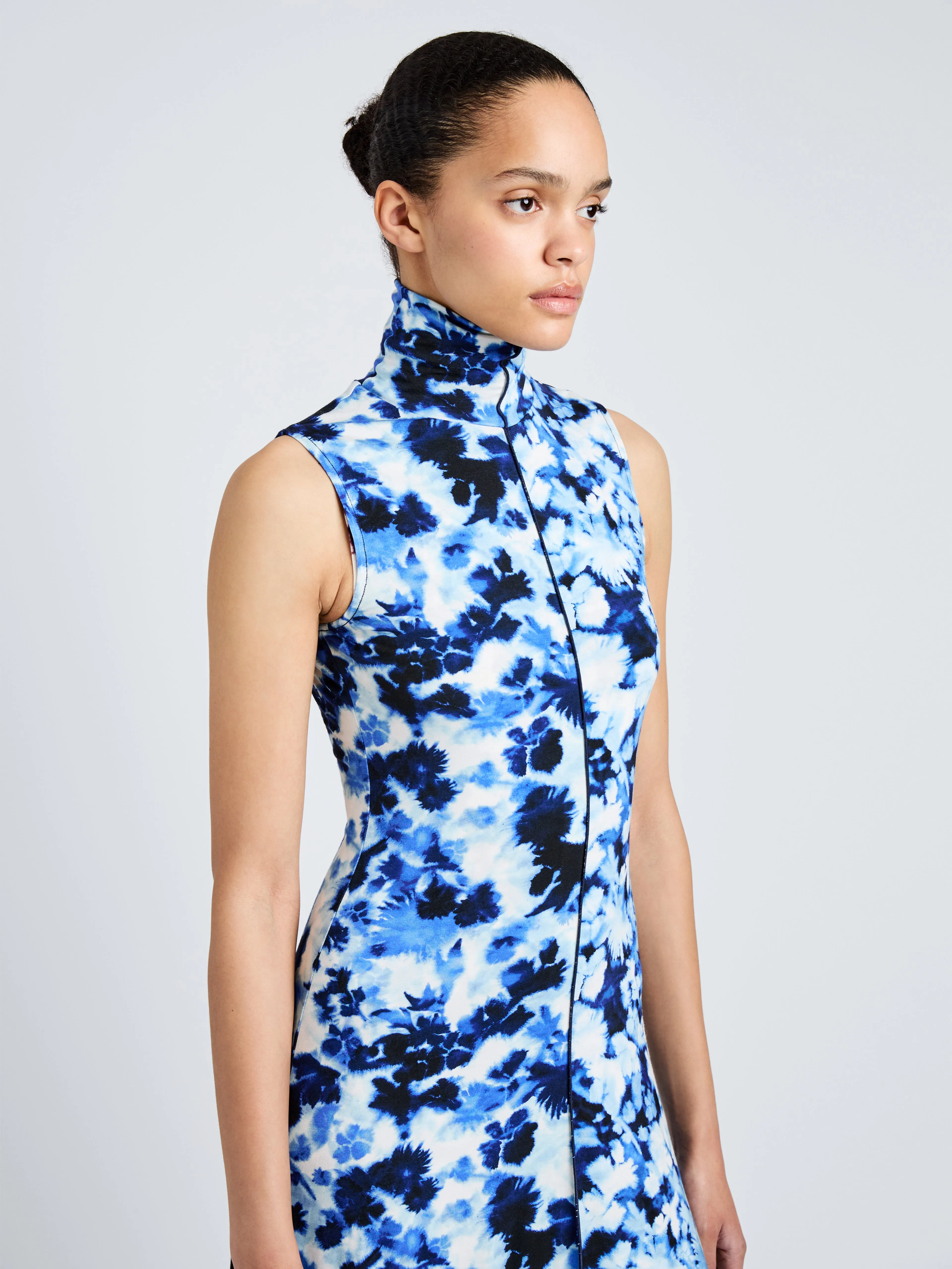 Valentina Dress in Printed Soft Jersey sold by Proenza Schouler product image thumbnail 5