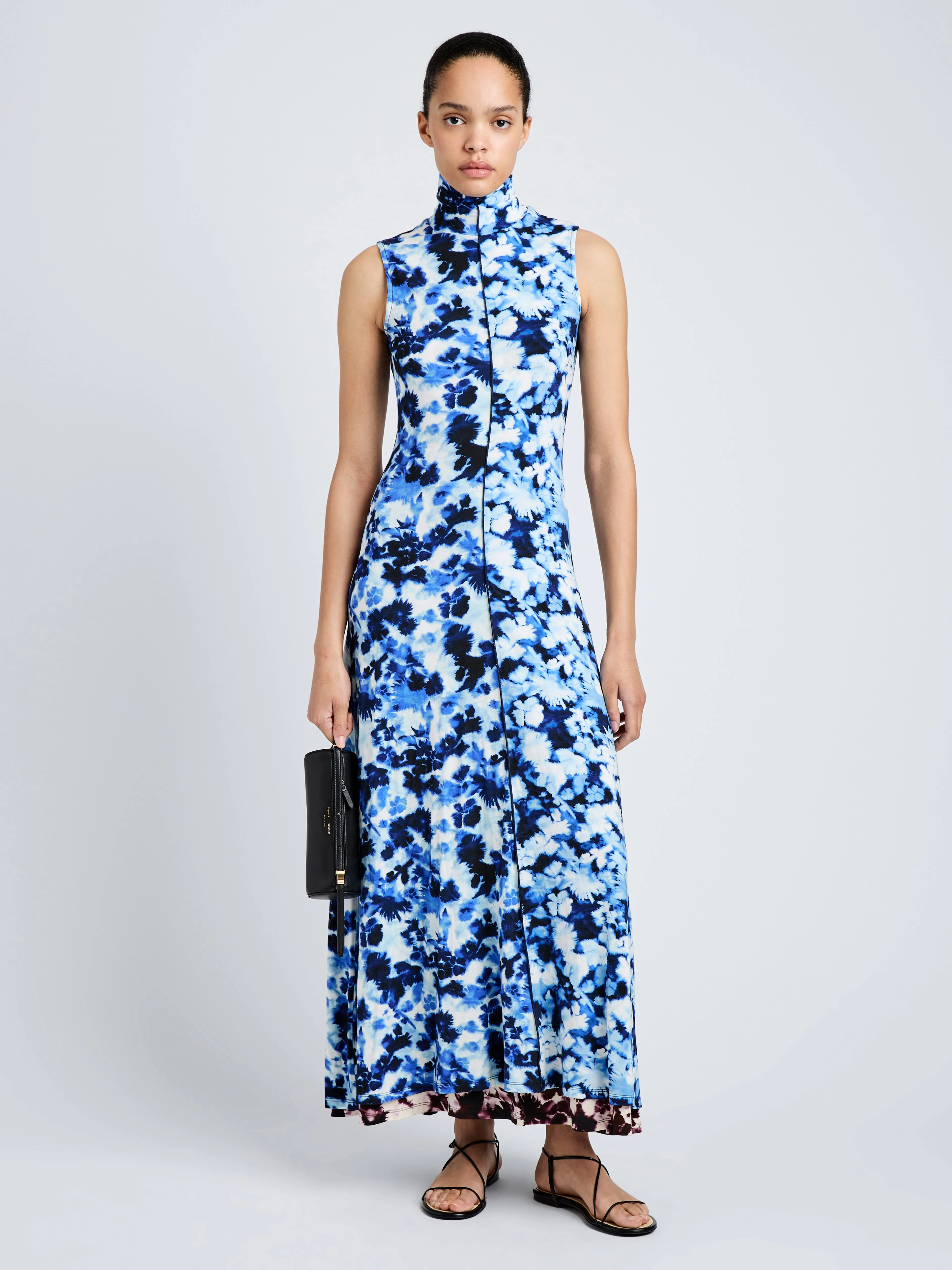 Valentina Dress in Printed Soft Jersey sold by Proenza Schouler product image thumbnail 2
