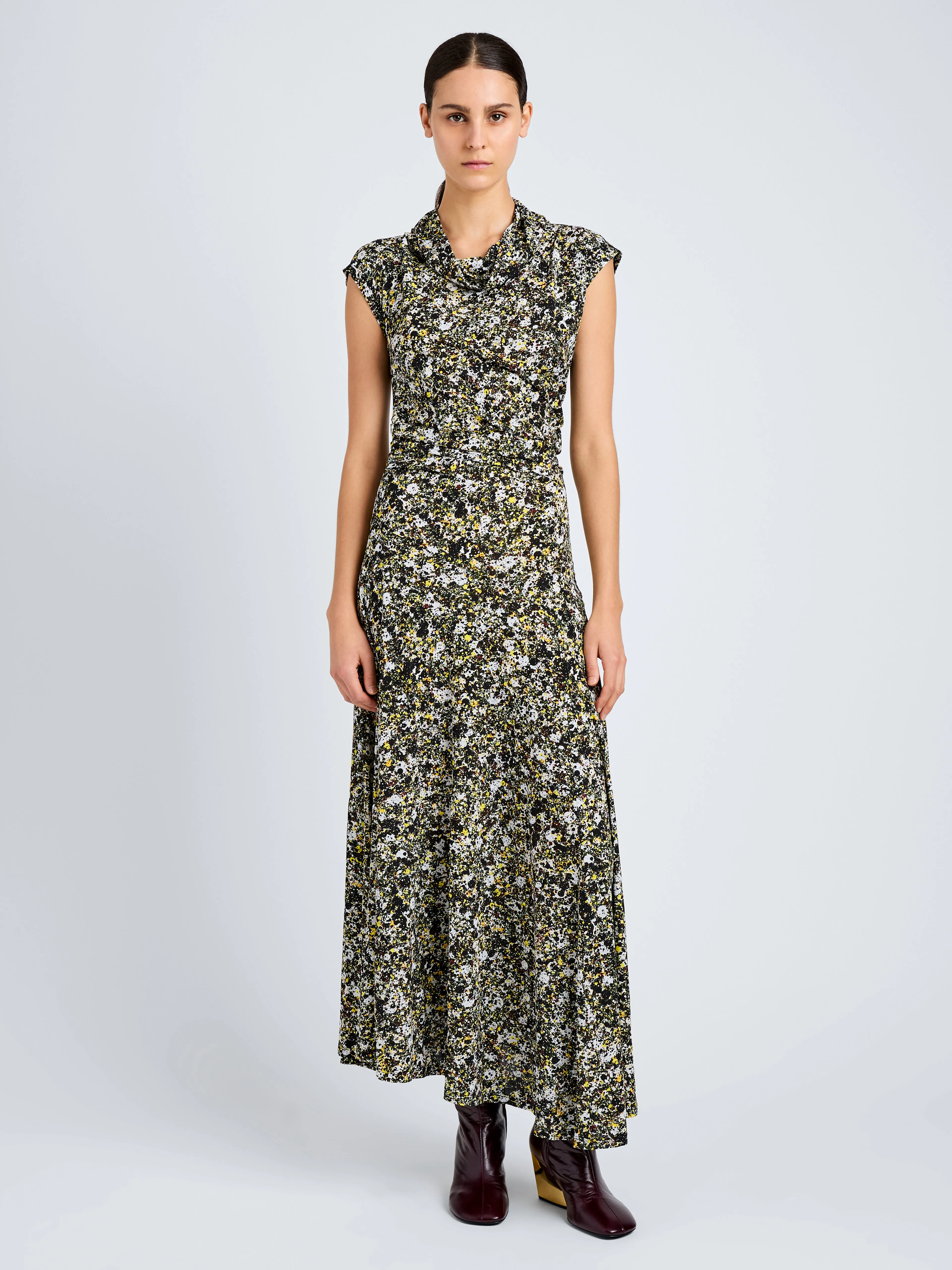 Tamara Dress in Printed Matte Jersey sold by Proenza Schouler product image thumbnail 2
