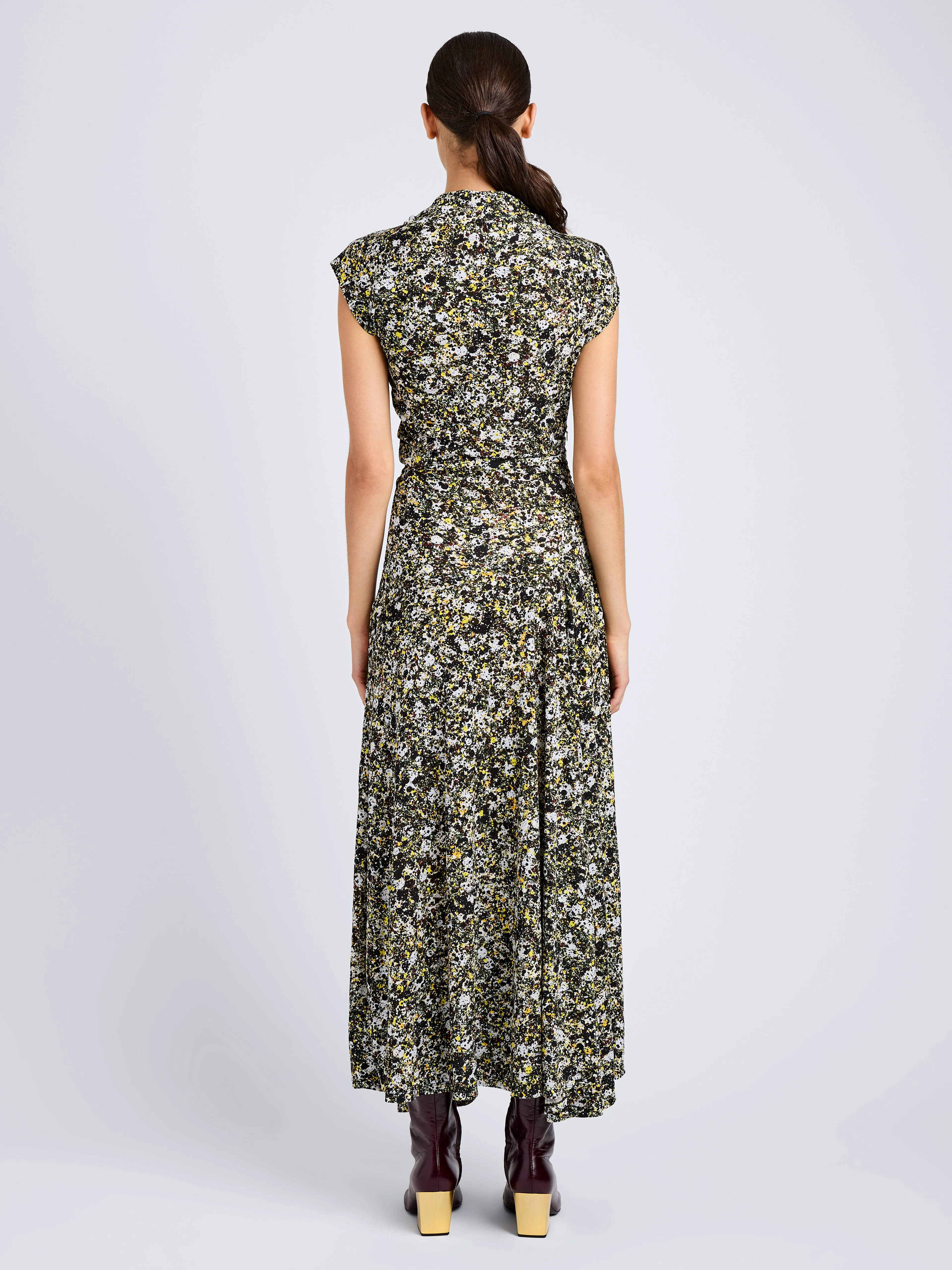 Tamara Dress in Printed Matte Jersey sold by Proenza Schouler product image thumbnail 3