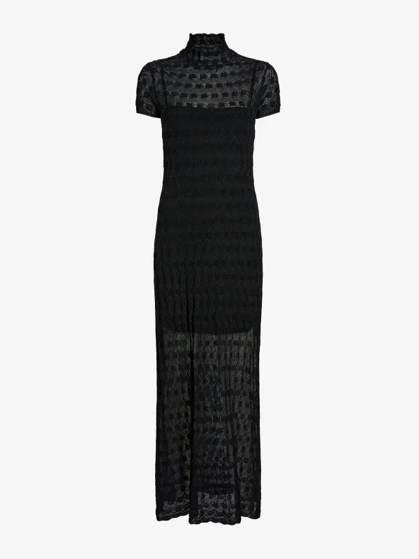 Zein Dress in Geo Textured Knit made by Proenza Schouler