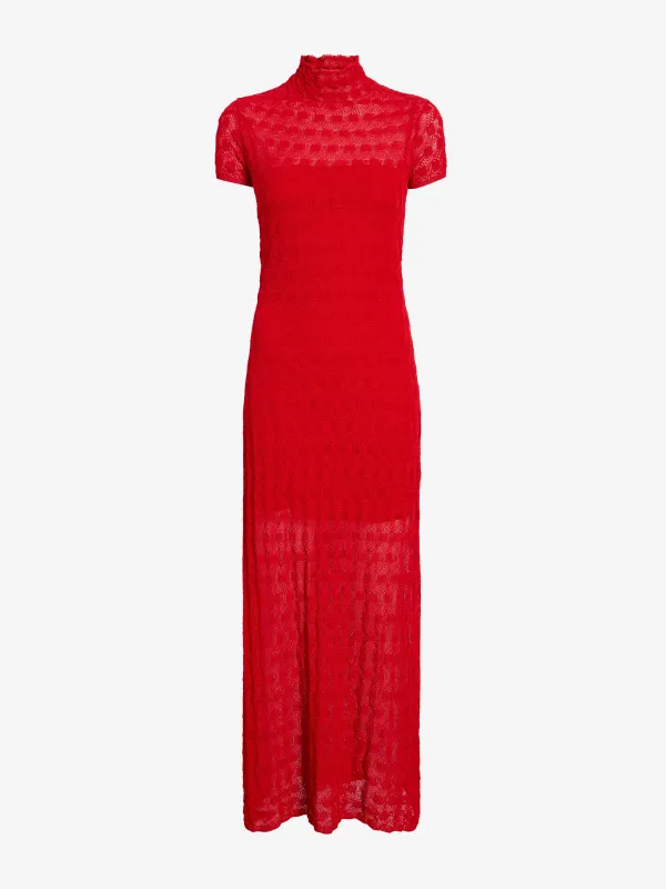 Zein Dress in Geo Textured Knit made by Proenza Schouler