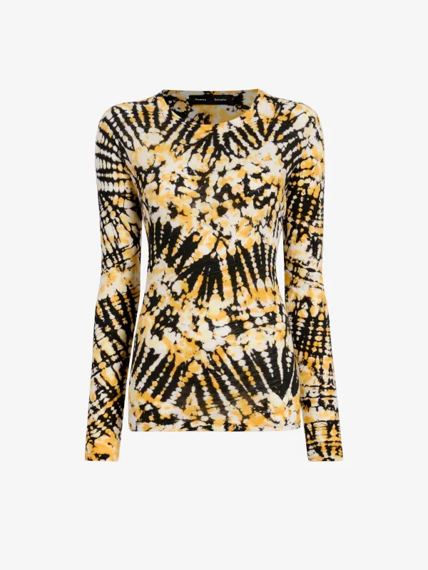 Mia Top in Tie Dye Tissue Jersey sold by Proenza Schouler