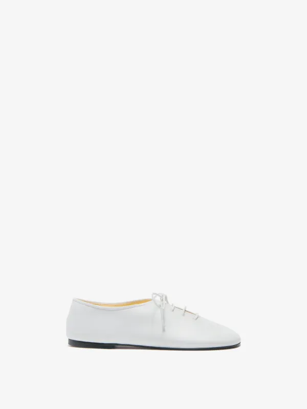 Glove Lace Up Flats in Nappa sold by Proenza Schouler