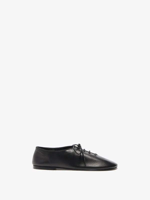 Glove Lace Up Flats in Nappa sold by Proenza Schouler