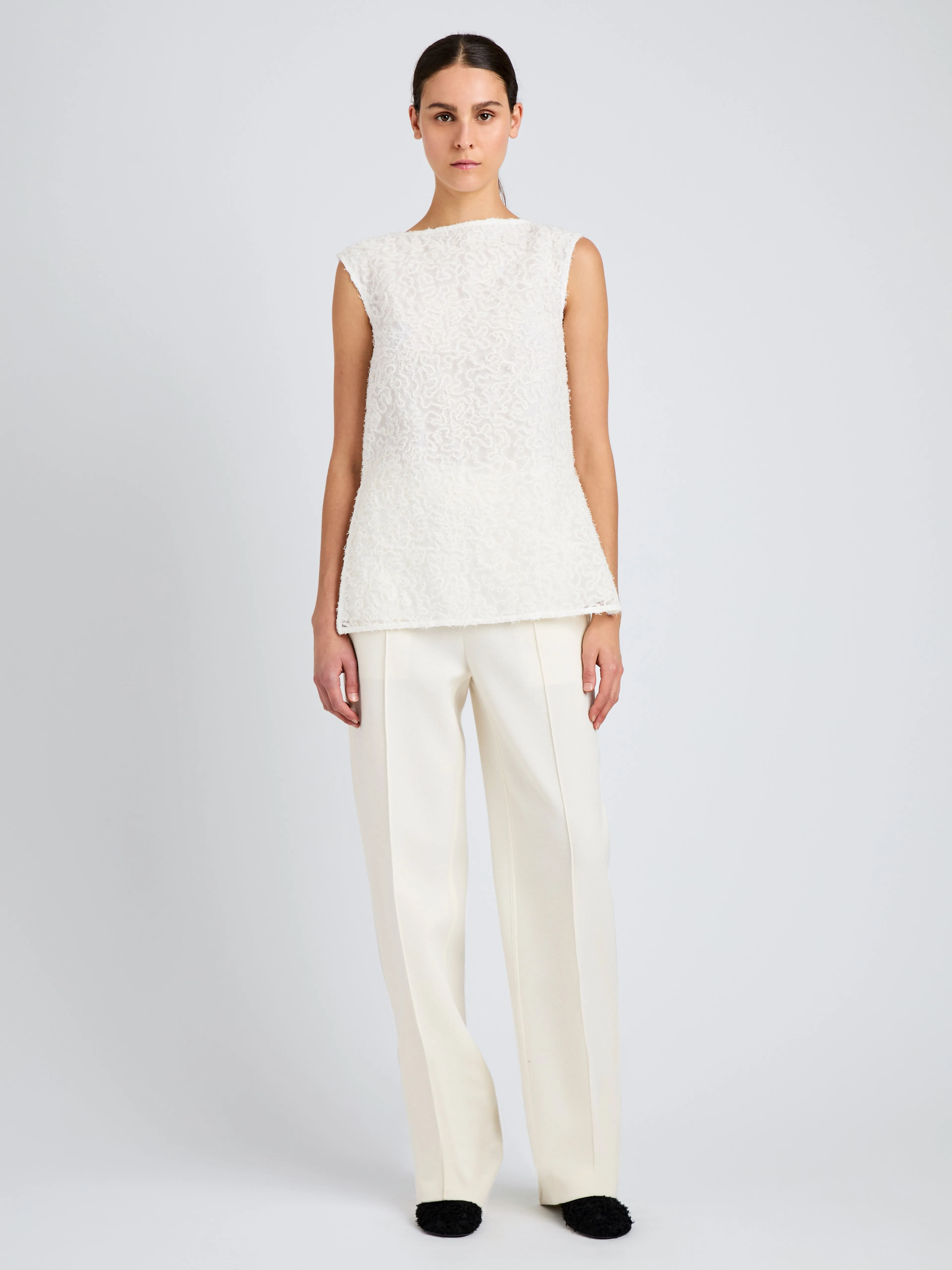 Virginie Top in Fringe Embroidery sold by Proenza Schouler product image thumbnail 3