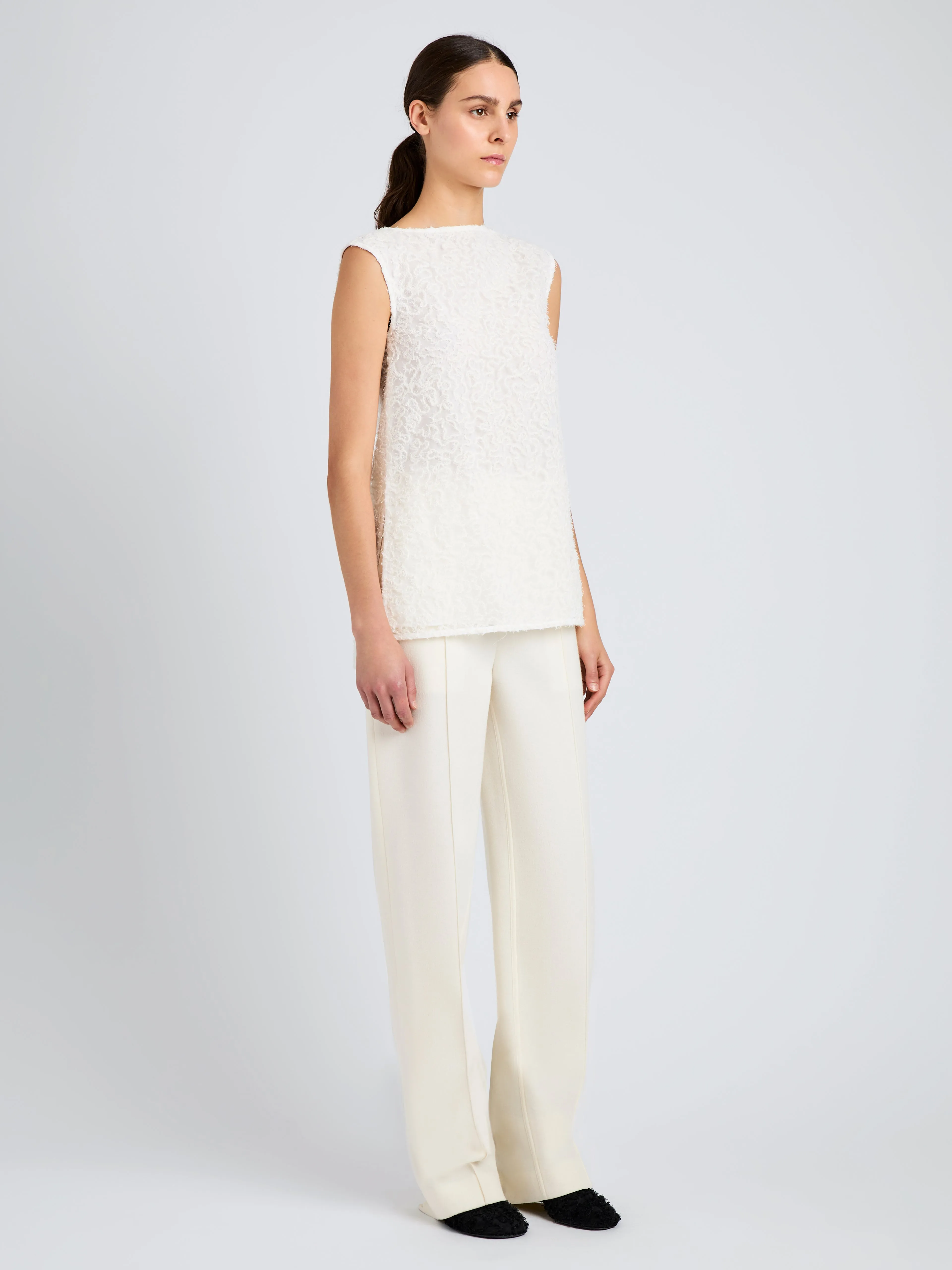 Virginie Top in Fringe Embroidery sold by Proenza Schouler product image thumbnail 4