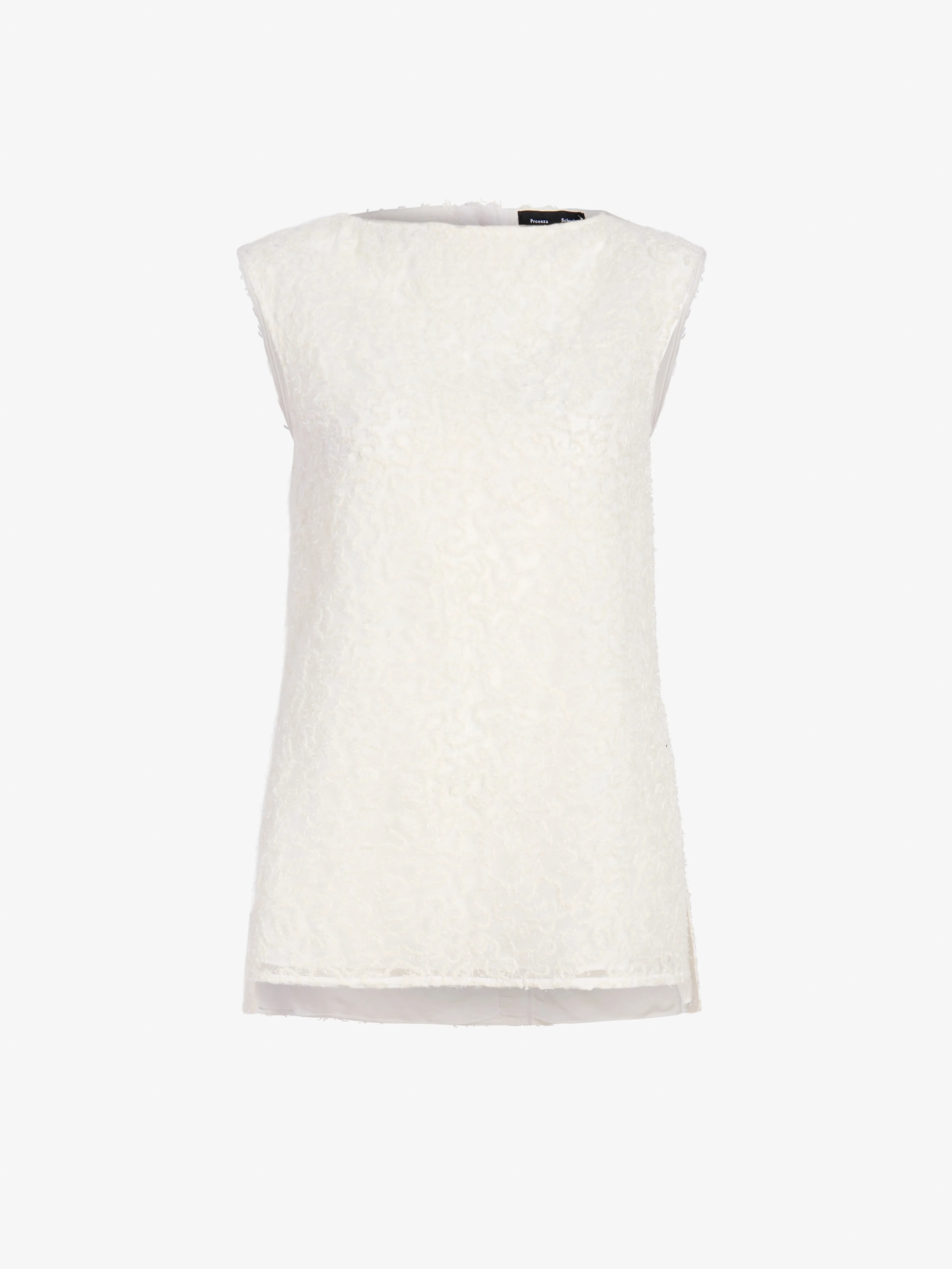 Virginie Top in Fringe Embroidery sold by Proenza Schouler