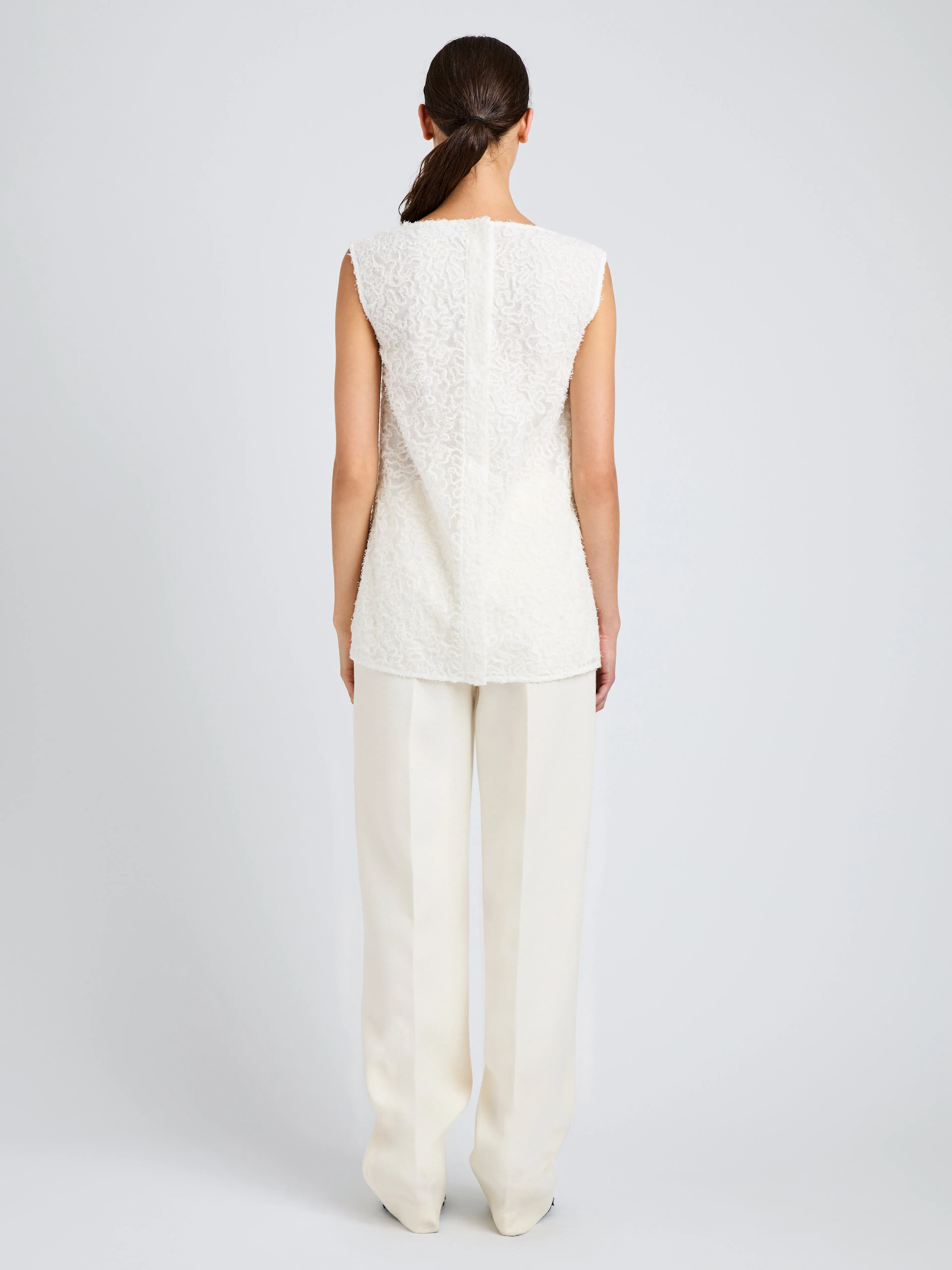 Virginie Top in Fringe Embroidery sold by Proenza Schouler product image thumbnail 5