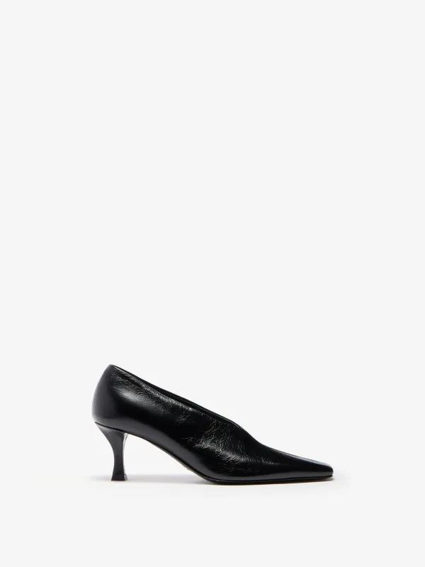 Trap Pumps in Slick Calf made by Proenza Schouler