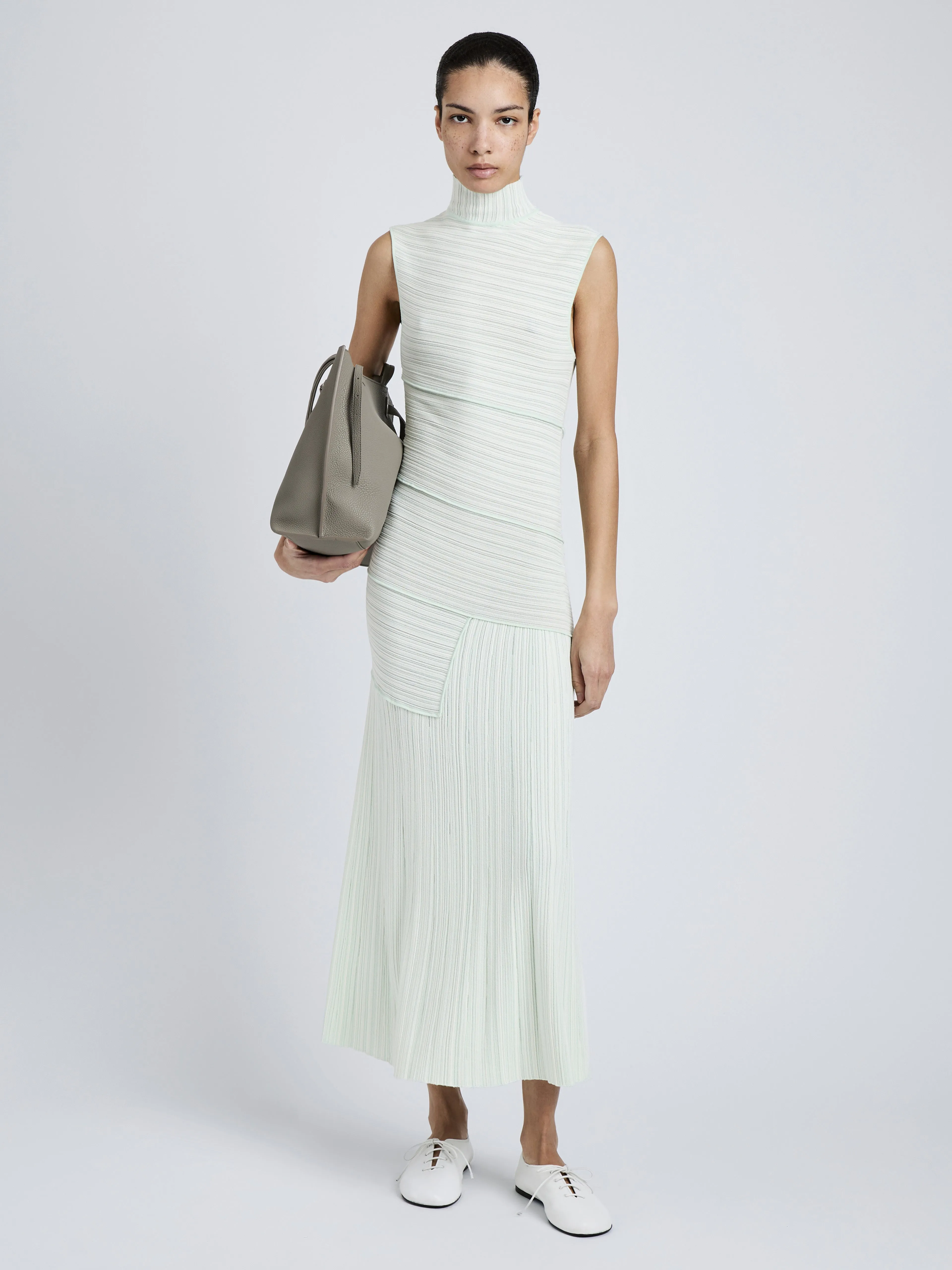 Federica Dress in Micro Pleat Knit sold by Proenza Schouler product image thumbnail 2