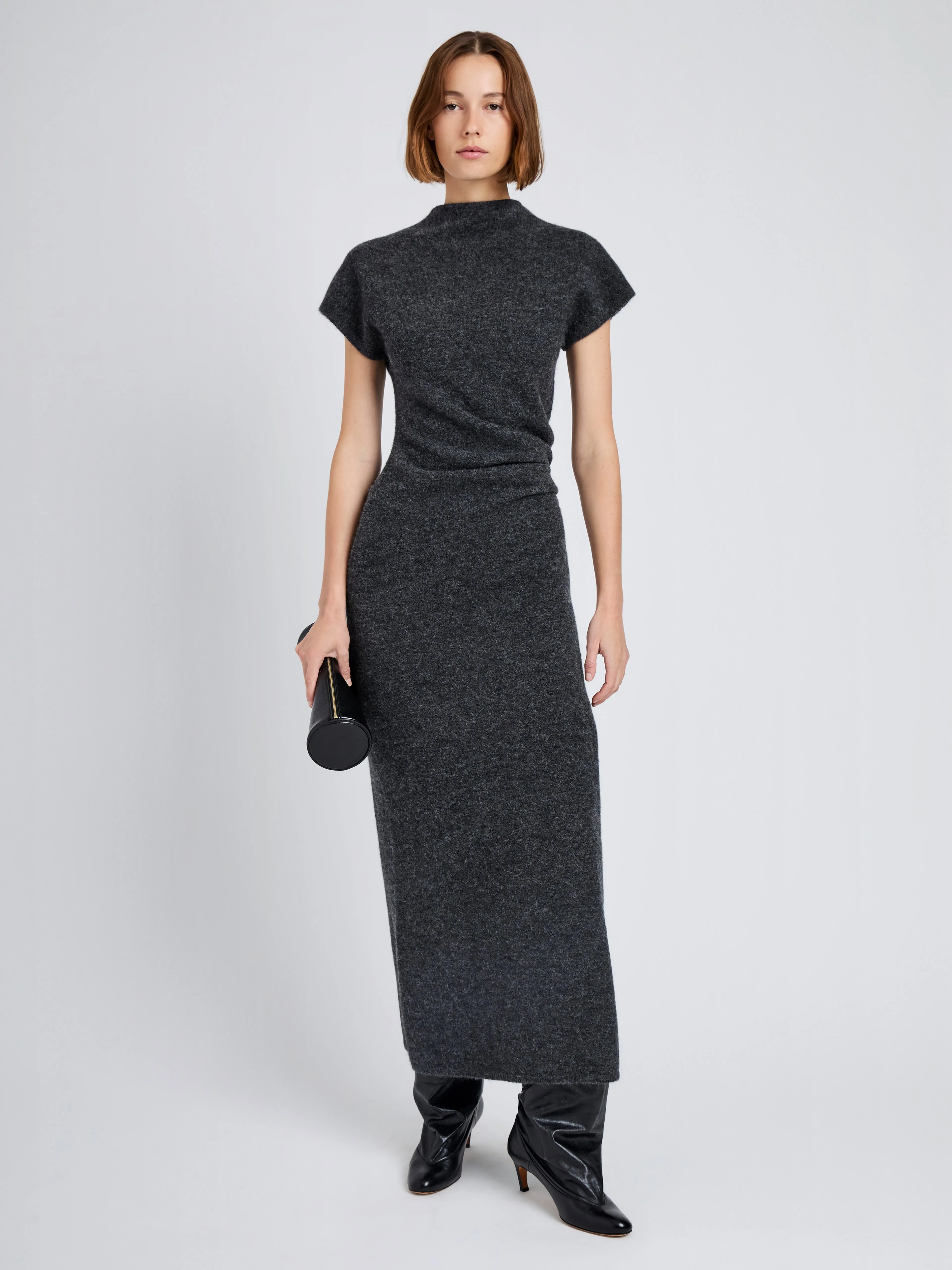 Abie Dress in Clean Boiled Wool sold by Proenza Schouler product image thumbnail 2