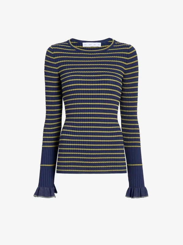 Yasmine Sweater in Multi Stripe Knit sold by Proenza Schouler