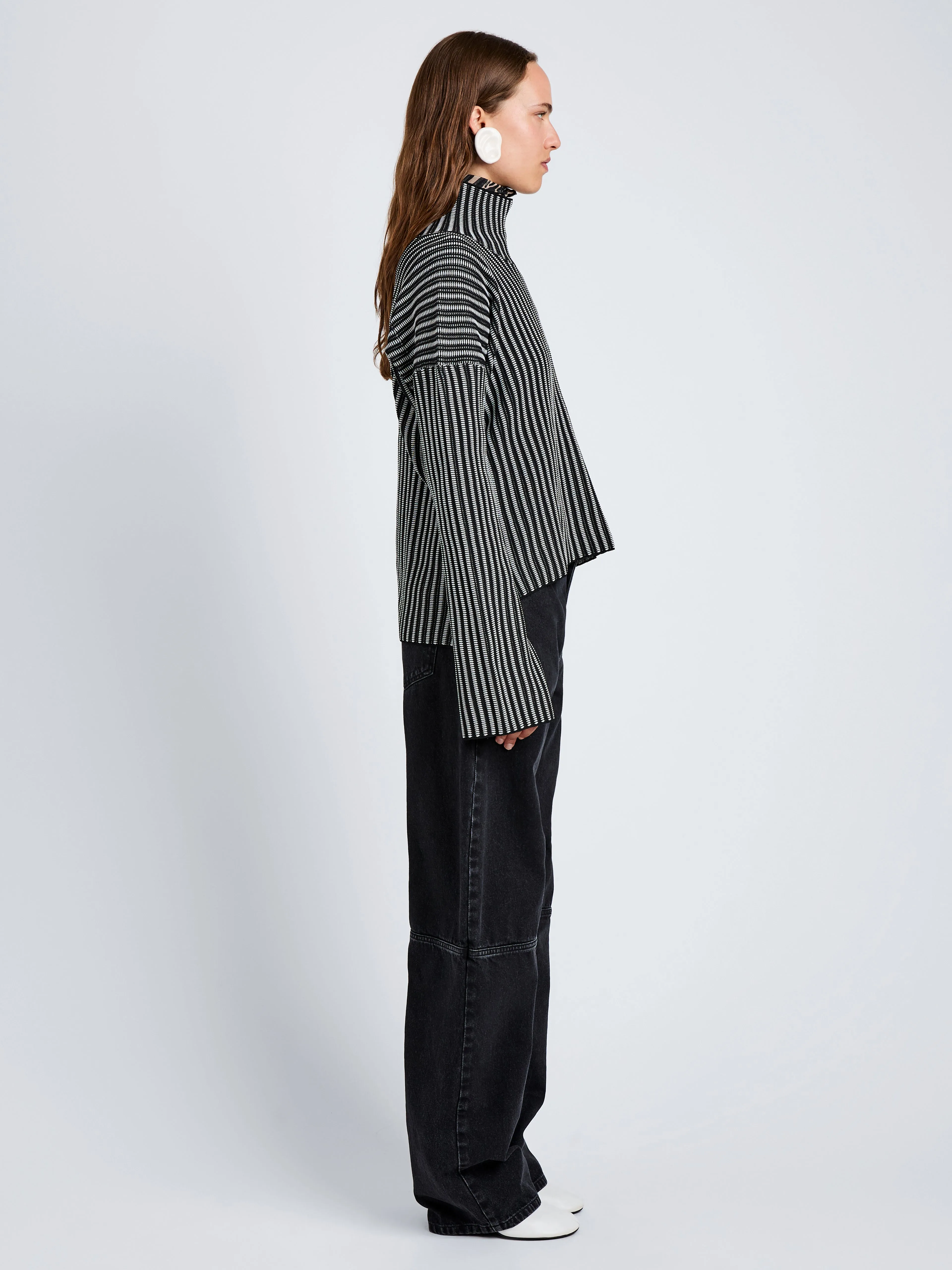 Elysia Sweater in Ladder Stripe Knit sold by Proenza Schouler product image thumbnail 4