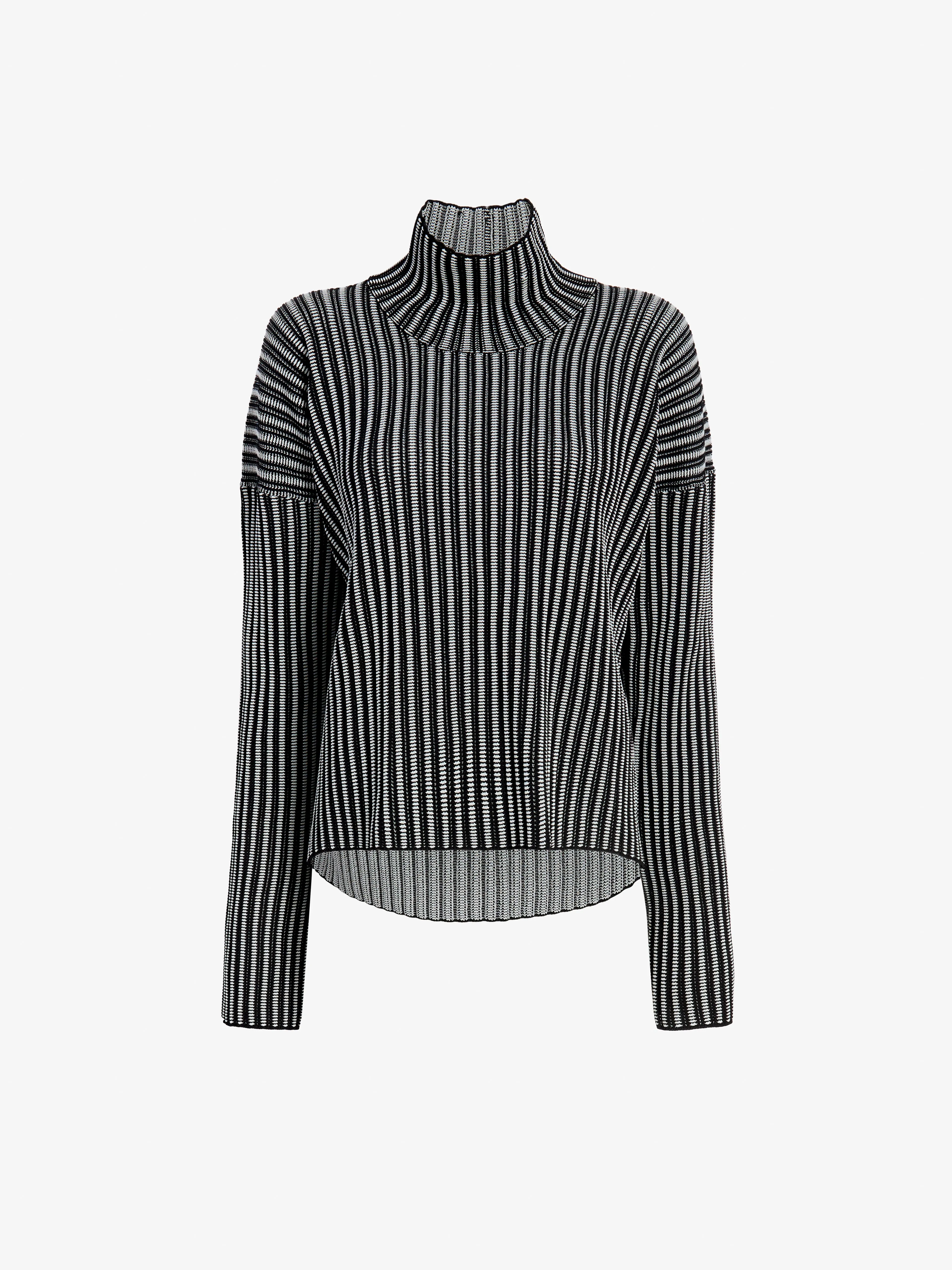 Elysia Sweater in Ladder Stripe Knit sold by Proenza Schouler