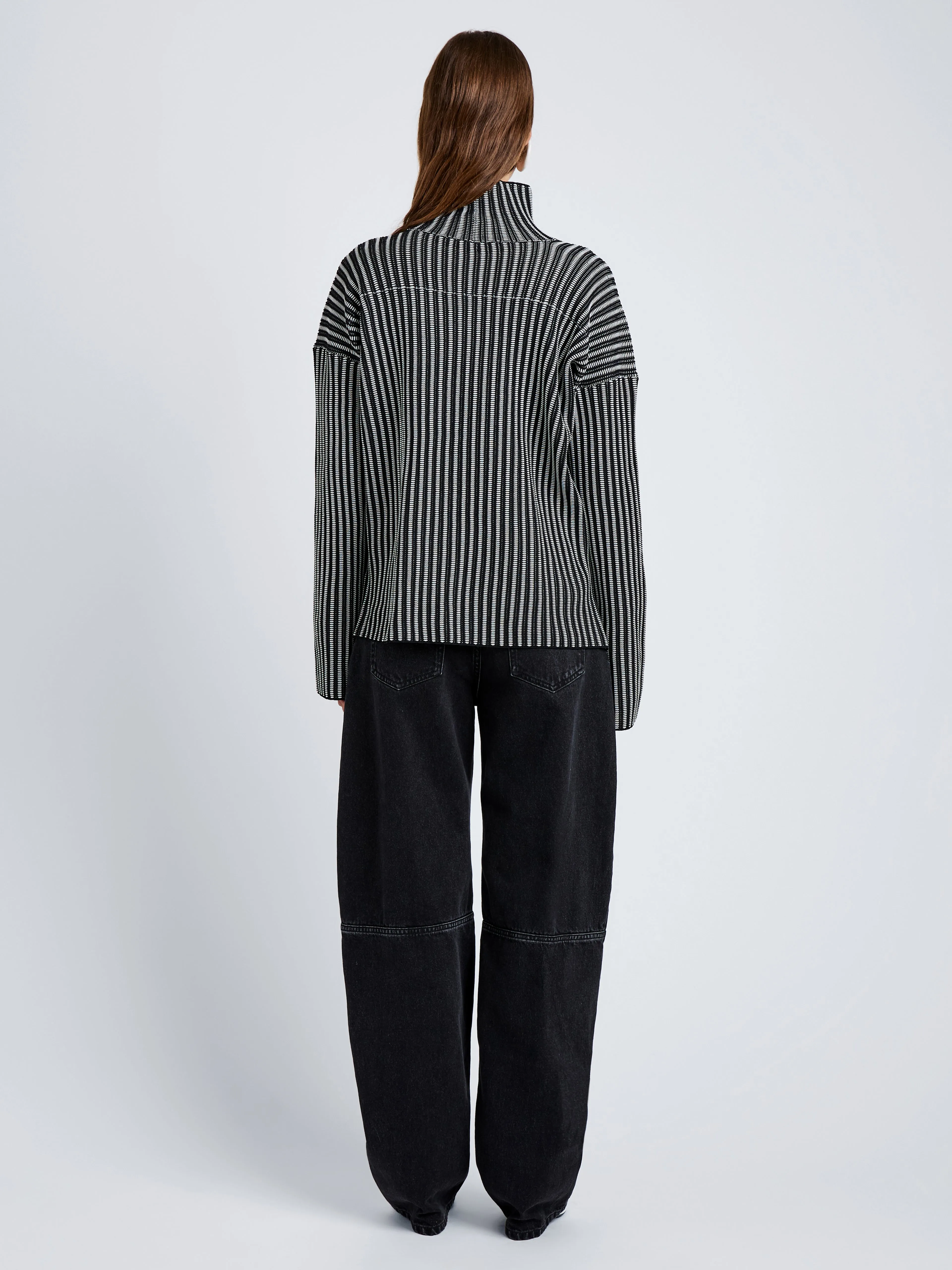 Elysia Sweater in Ladder Stripe Knit sold by Proenza Schouler product image thumbnail 5