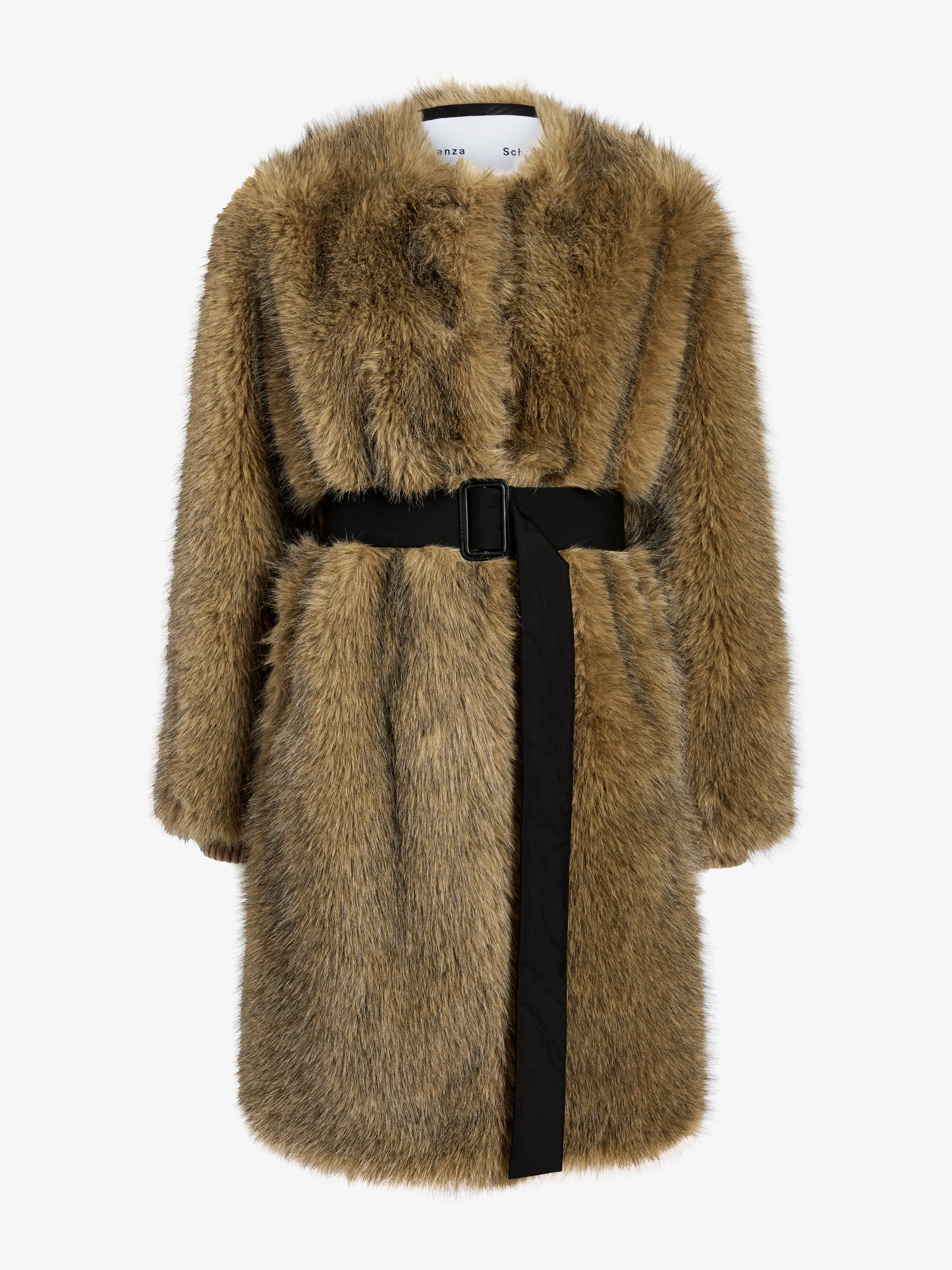 Khai Coat in Faux Fur sold by Proenza Schouler