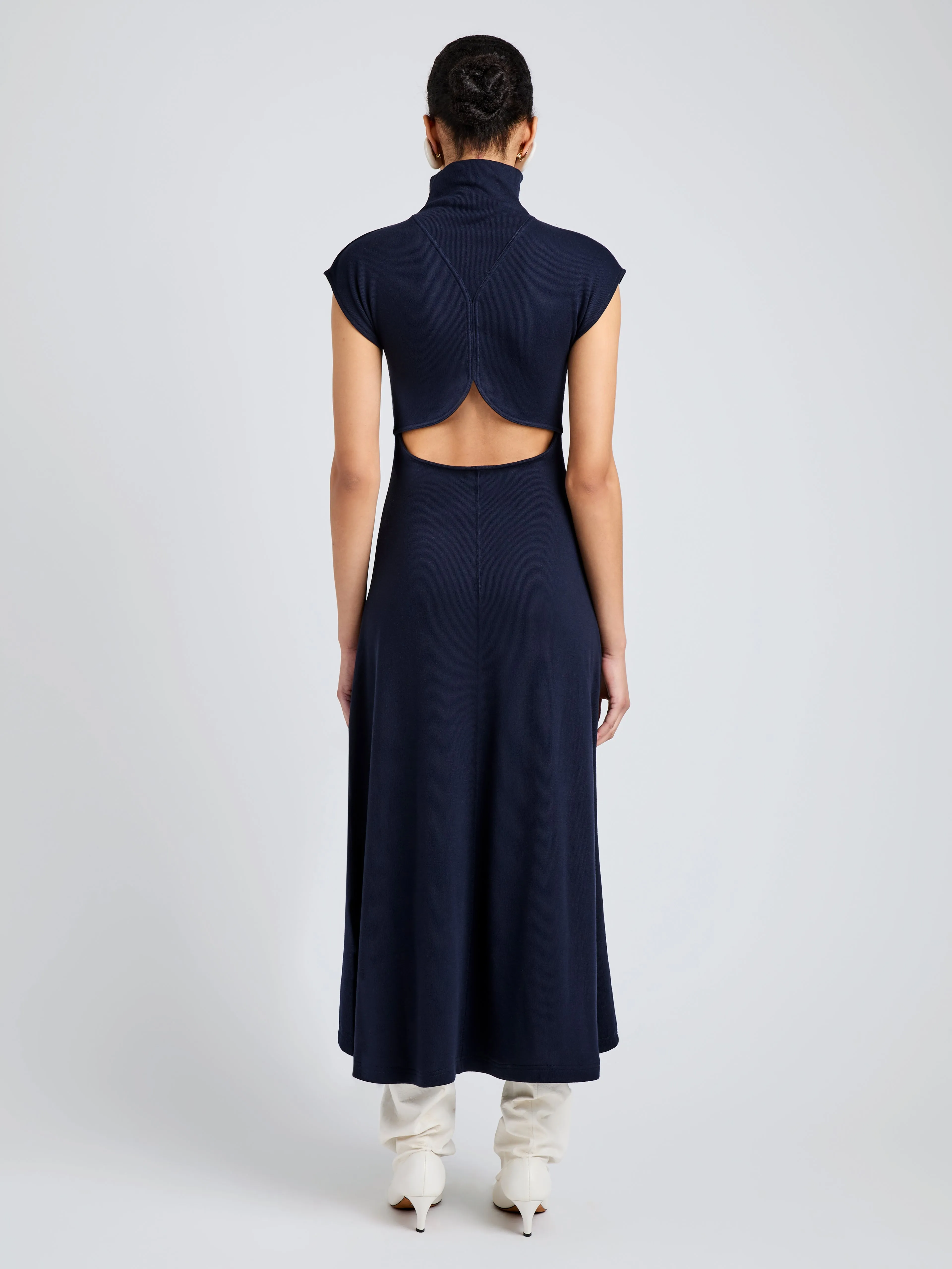 Brea Dress in Brushed Rib sold by Proenza Schouler product image thumbnail 4