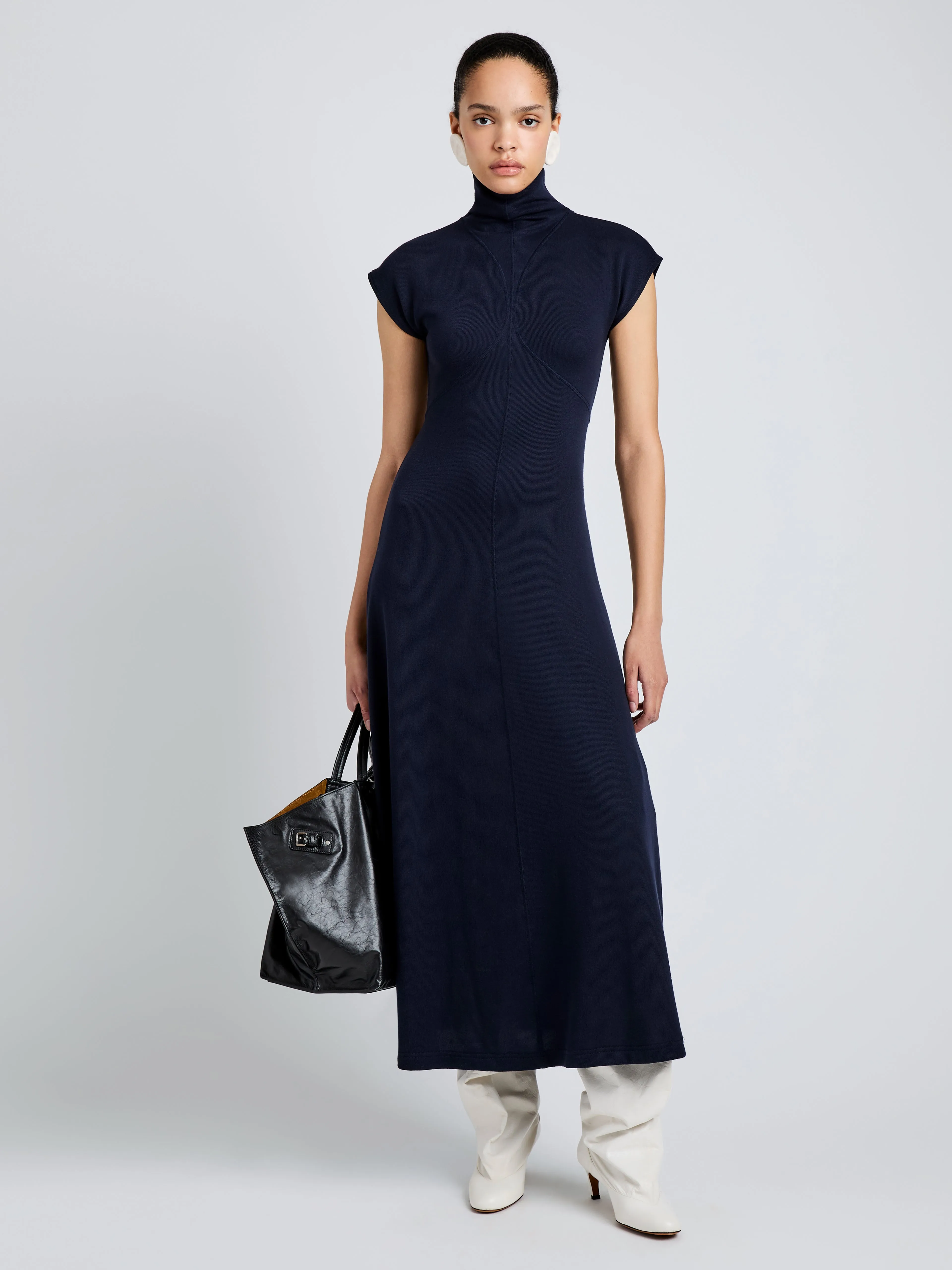 Brea Dress in Brushed Rib sold by Proenza Schouler product image thumbnail 2