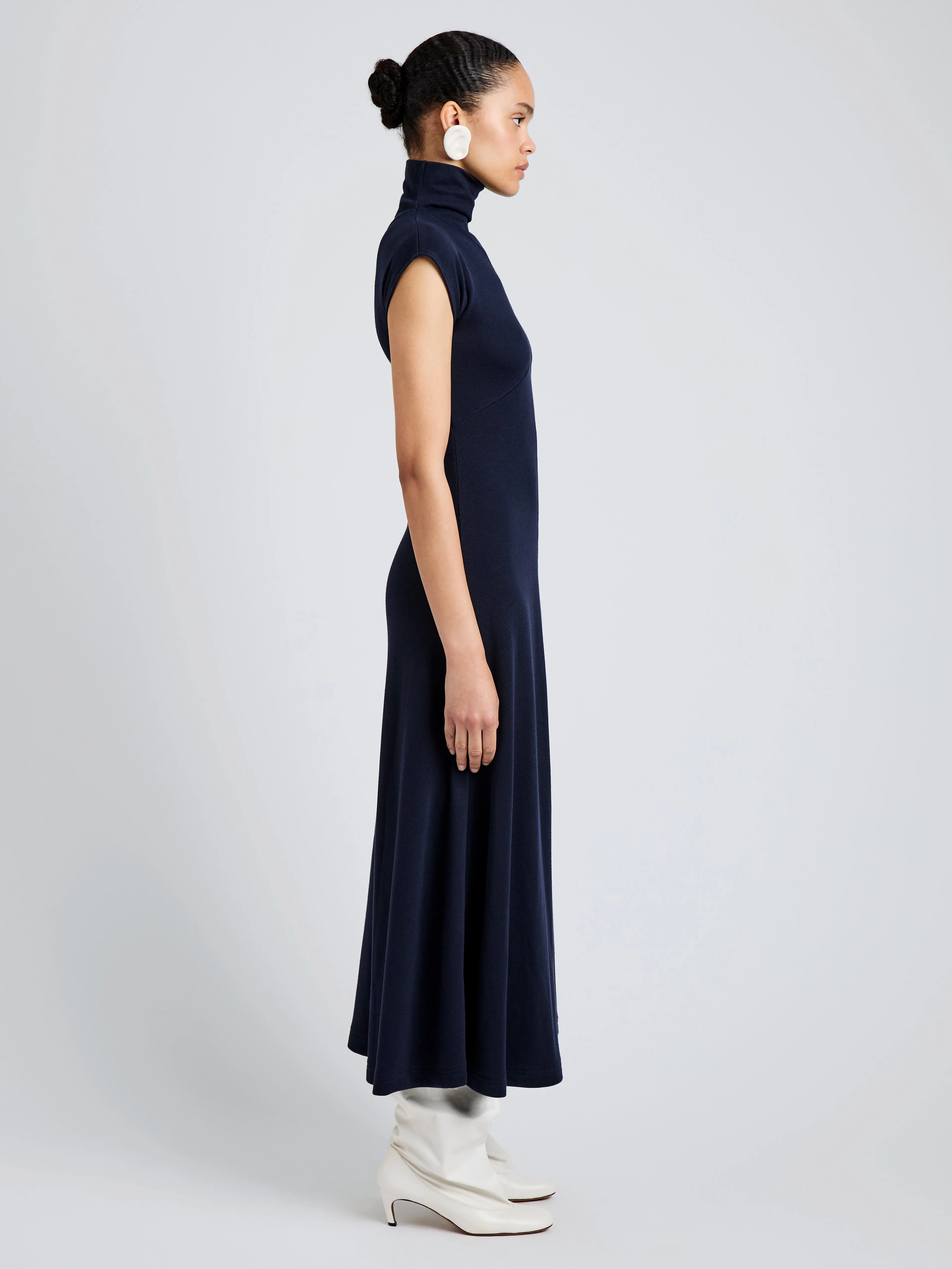 Brea Dress in Brushed Rib sold by Proenza Schouler product image thumbnail 3