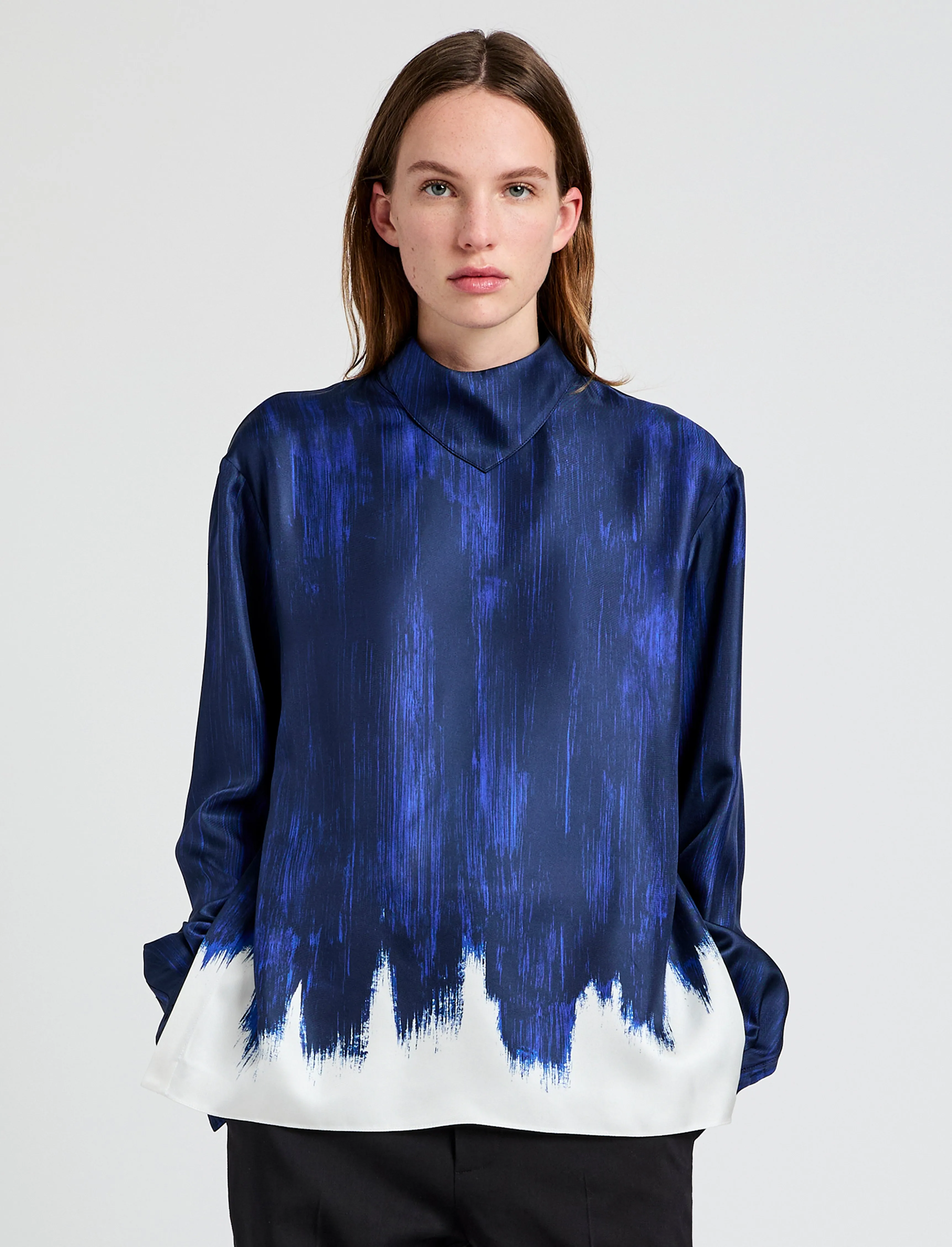 Mara Top in Double Printed Silk Twill sold by Proenza Schouler product image thumbnail 2