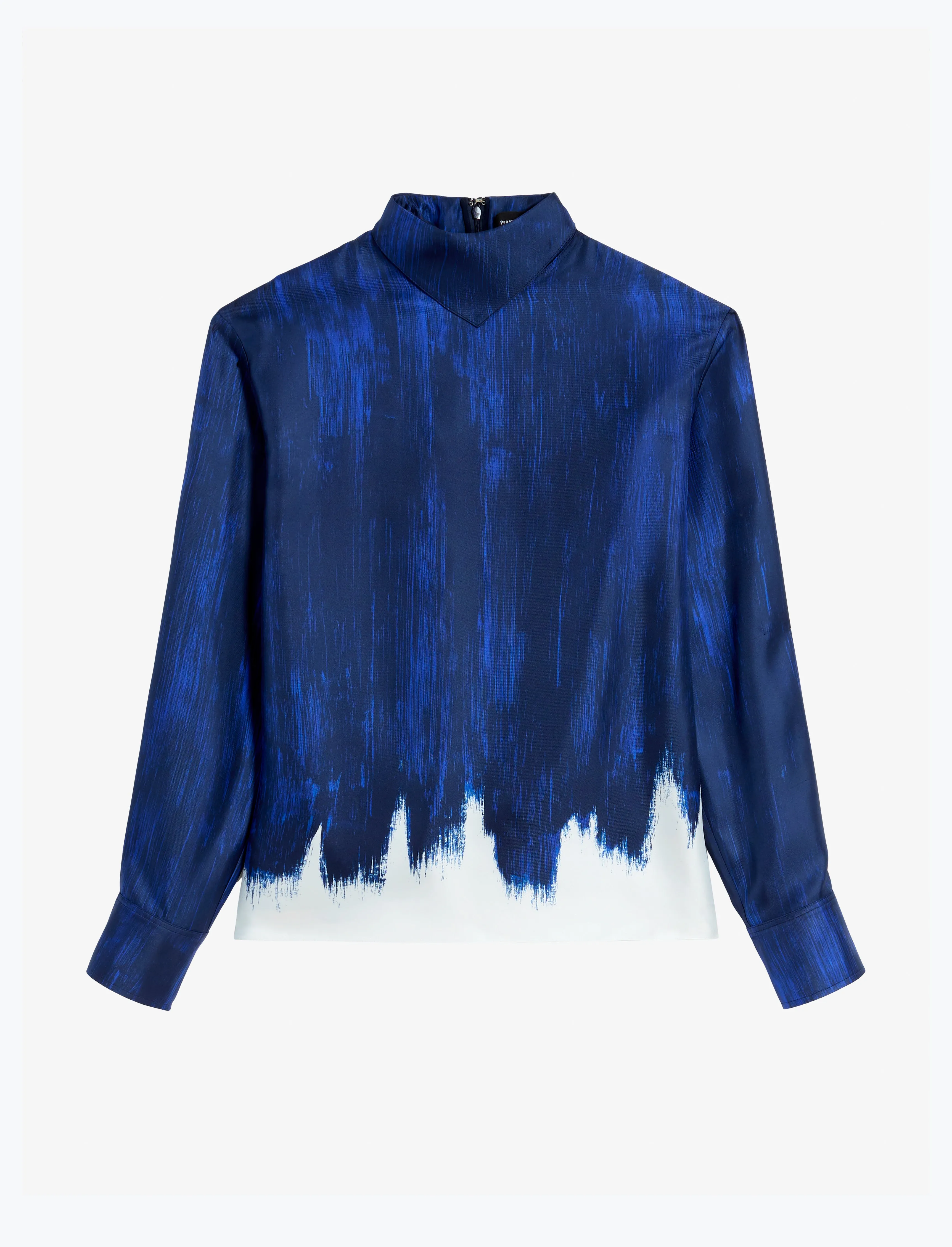 Mara Top in Double Printed Silk Twill sold by Proenza Schouler