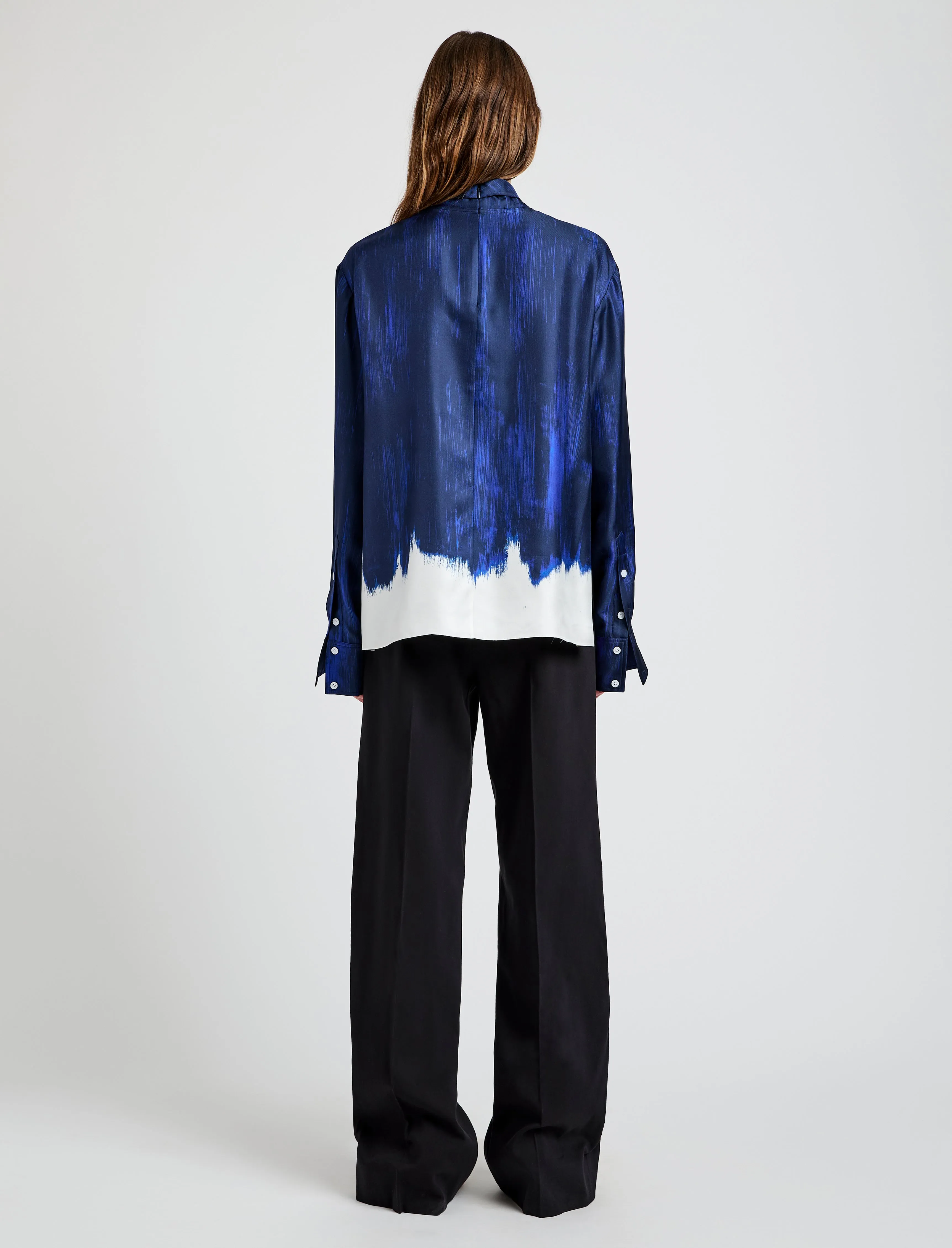 Mara Top in Double Printed Silk Twill sold by Proenza Schouler product image thumbnail 5