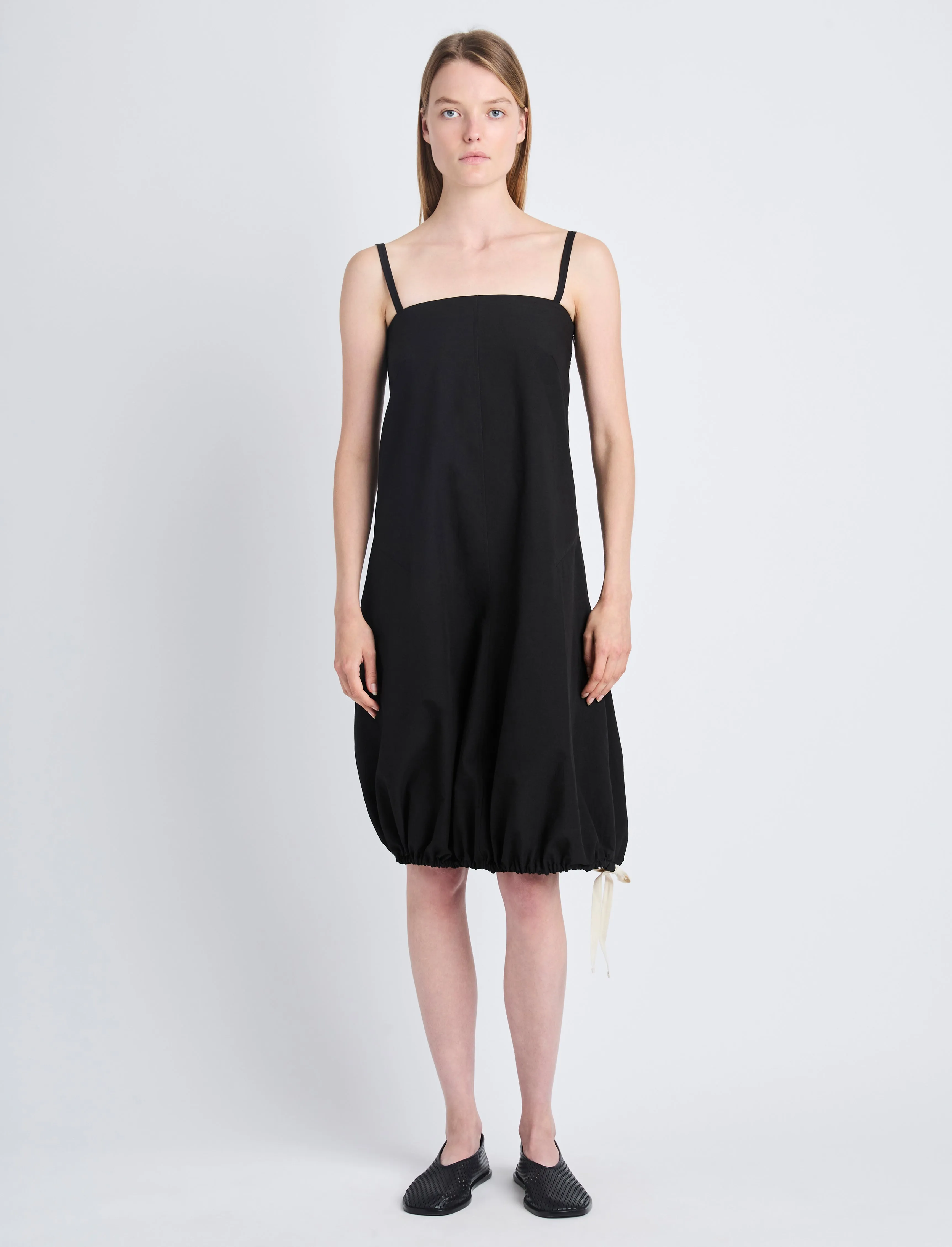 Jaqueline Dress in Lightweight Crinkle Poplin sold by Proenza Schouler product image thumbnail 2