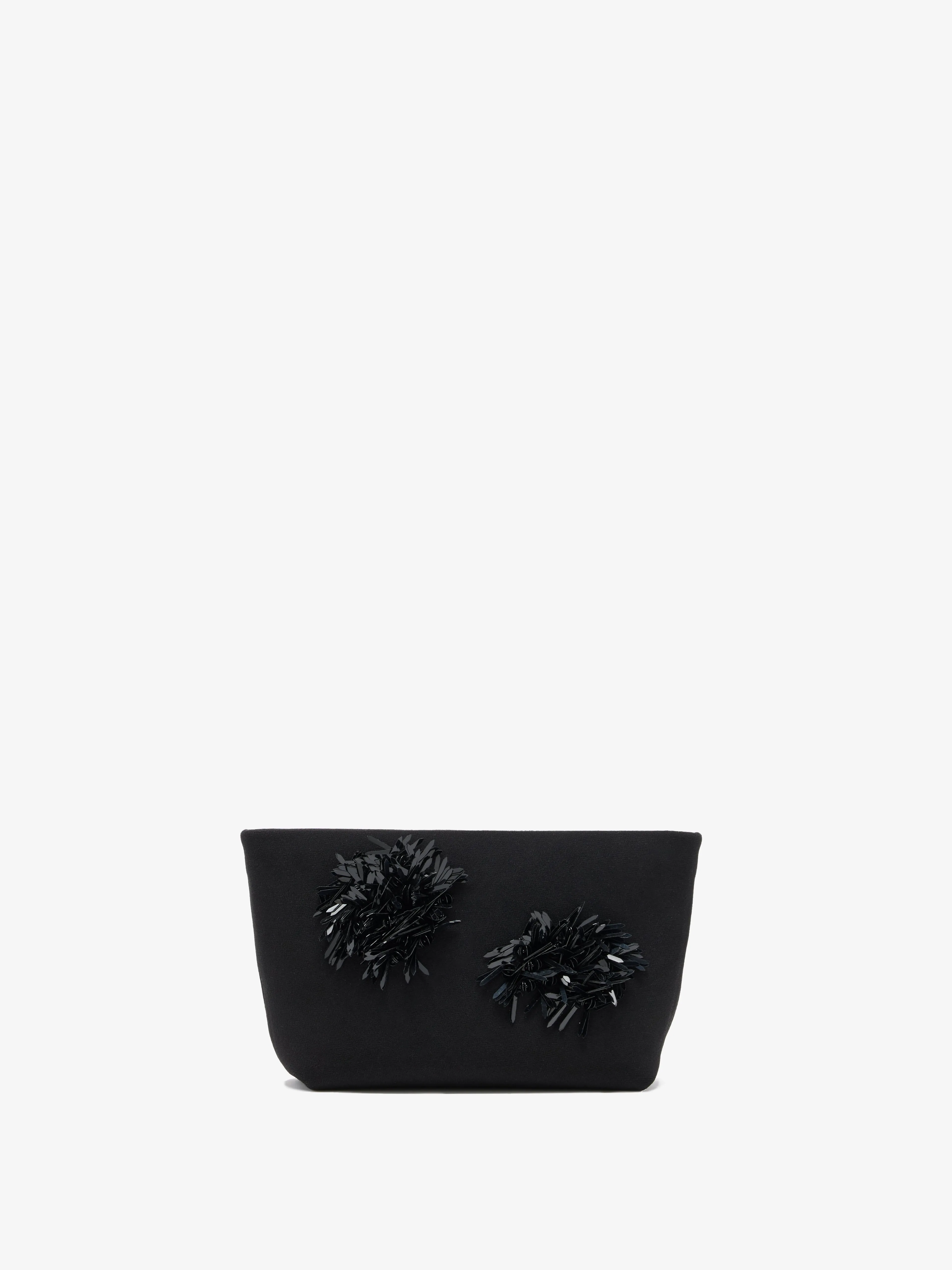 Bond Clutch in Embroidered Compact Crepe sold by Proenza Schouler