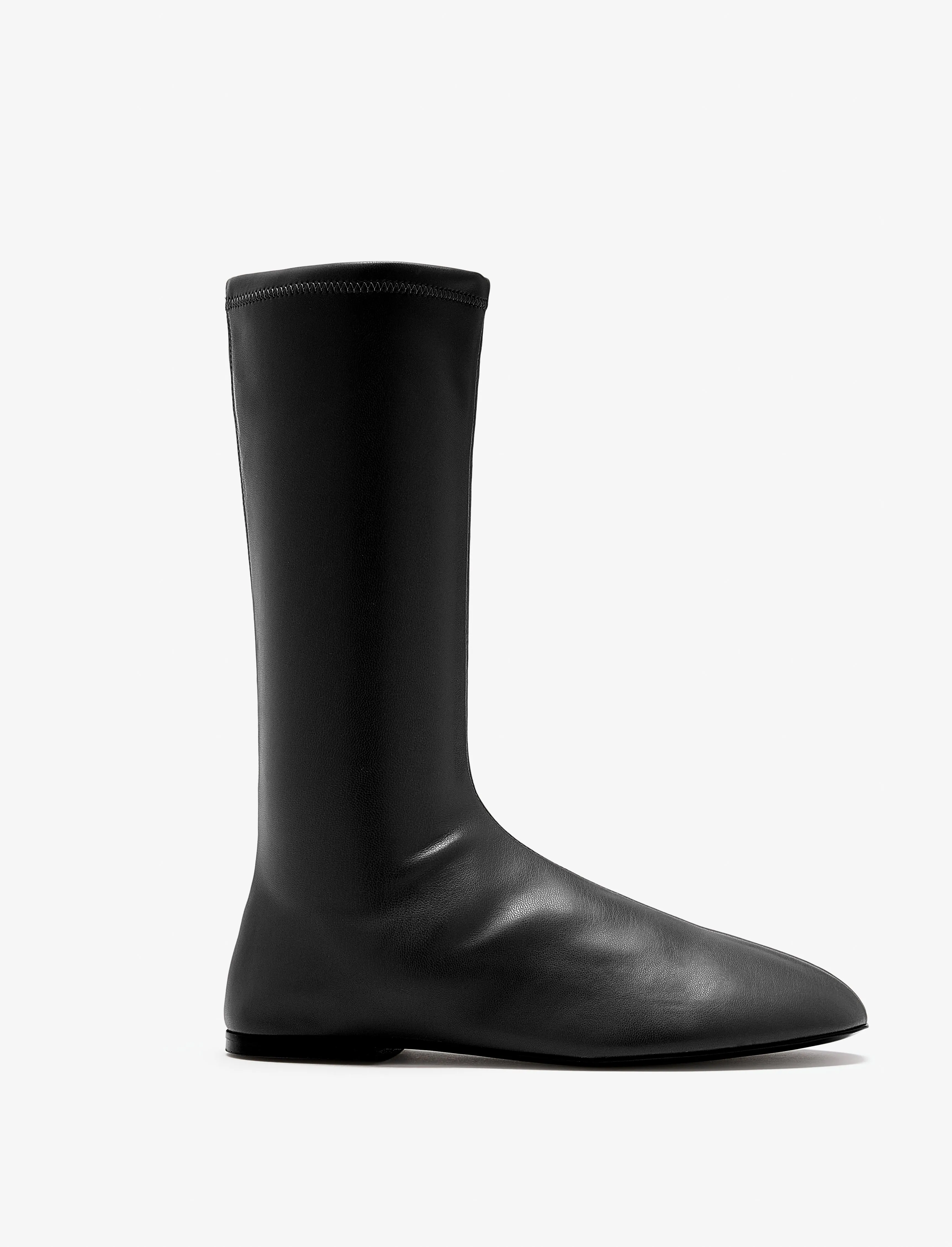 Tee Sock Boots in Faux Leather sold by Proenza Schouler