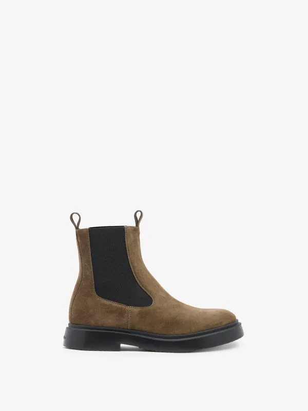 Bank Chelsea Boots in Calf Suede sold by Proenza Schouler